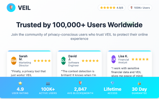 VEIL: Smart Context-Aware Privacy screenshot 10