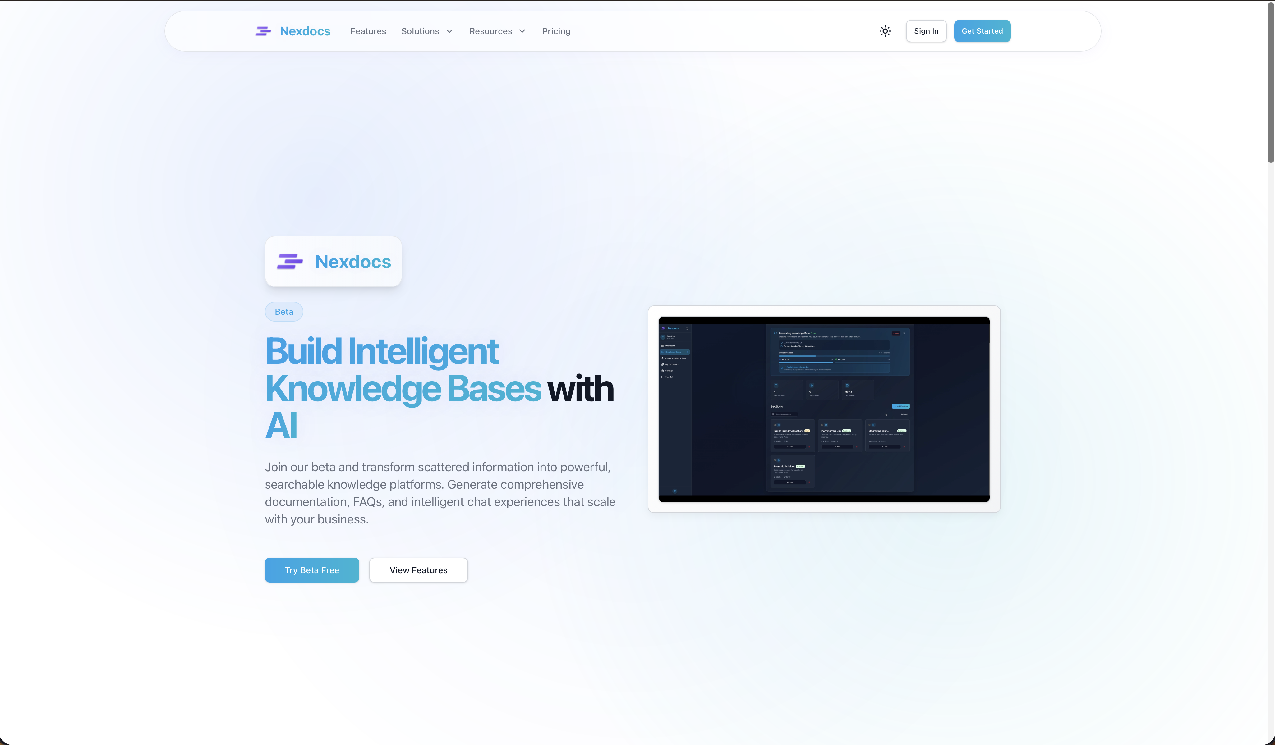 Nexdocs screenshot 1