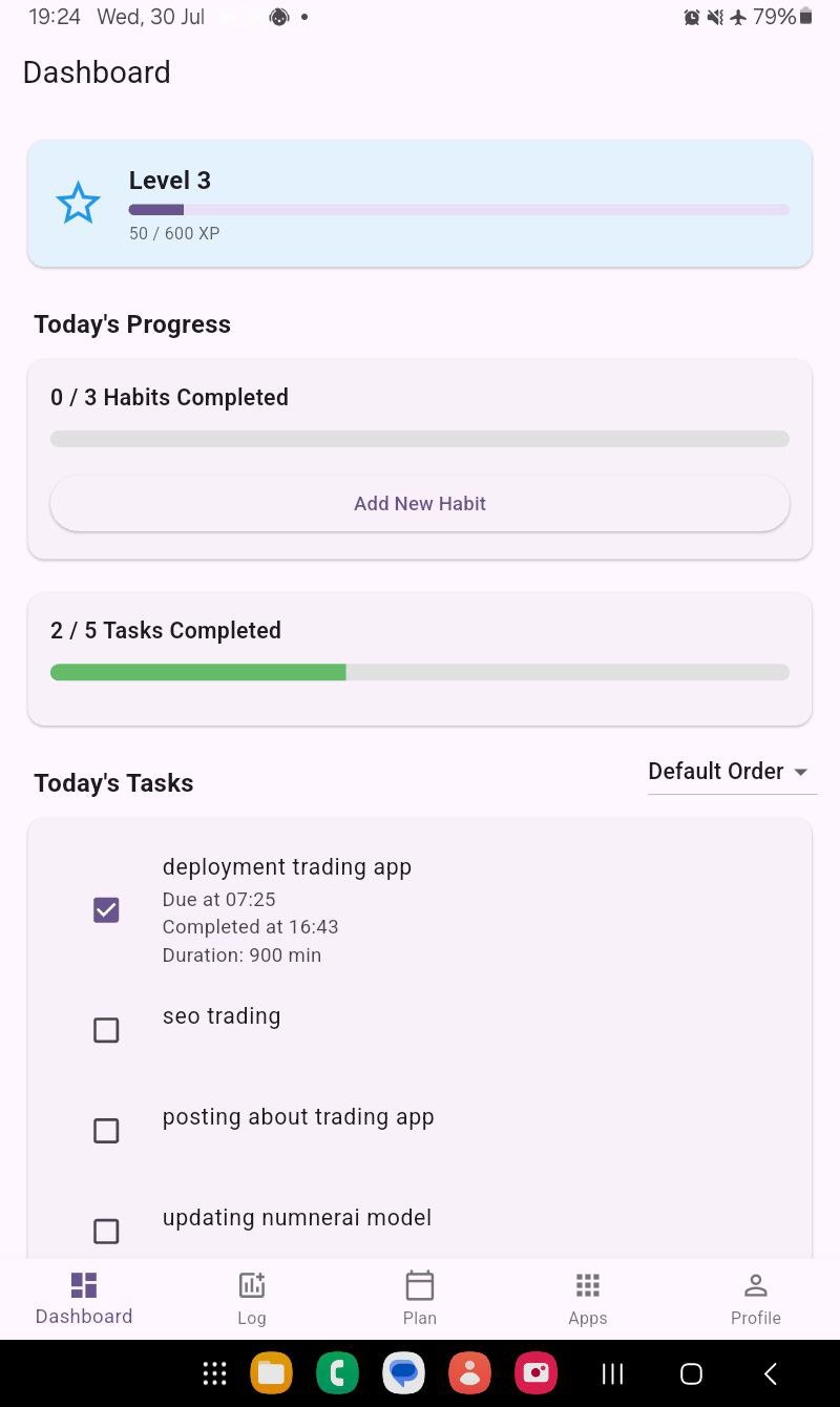 Momentum AI: Habit Tracker App screenshot 1