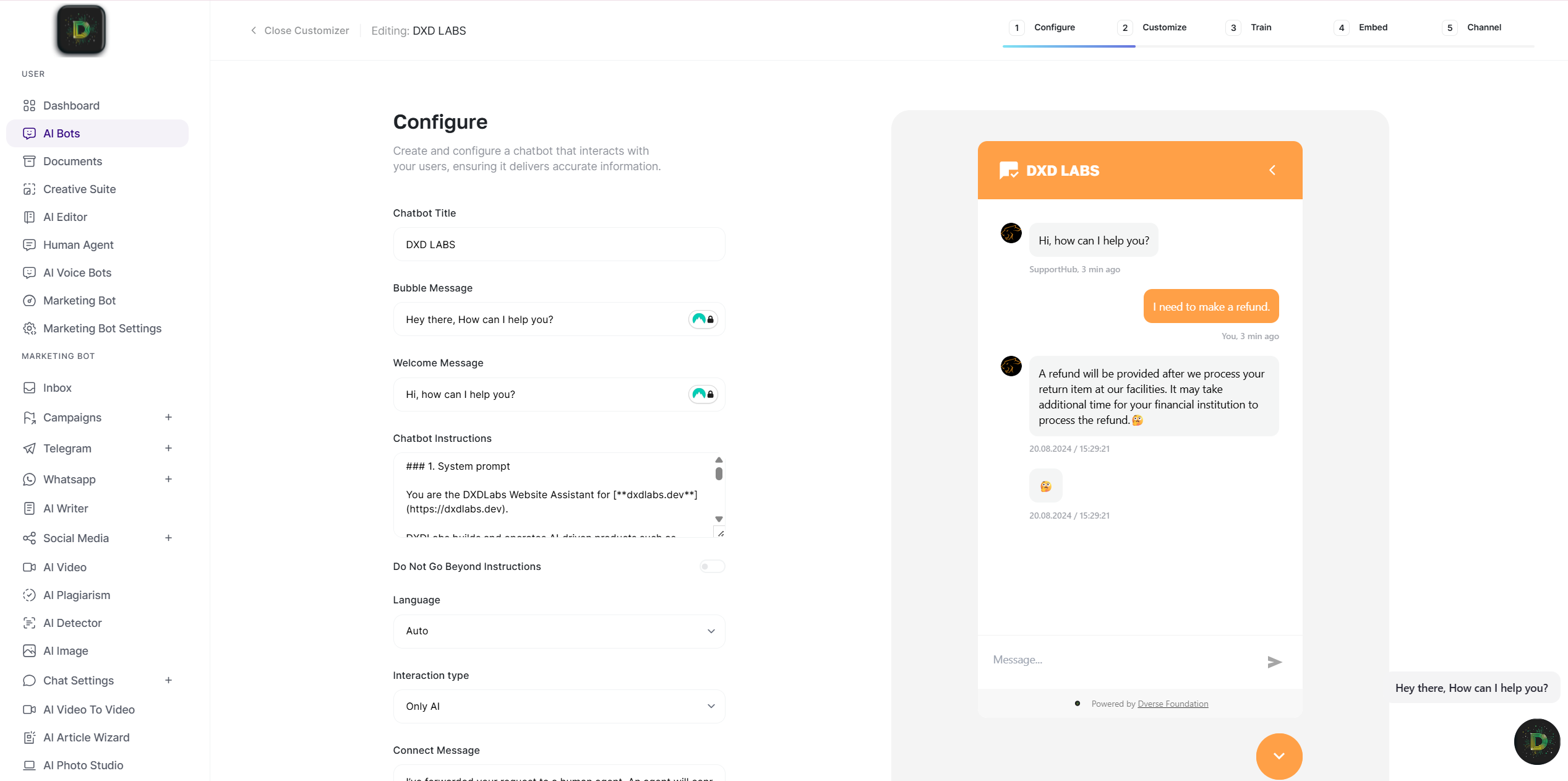dverse.foundation screenshot 2