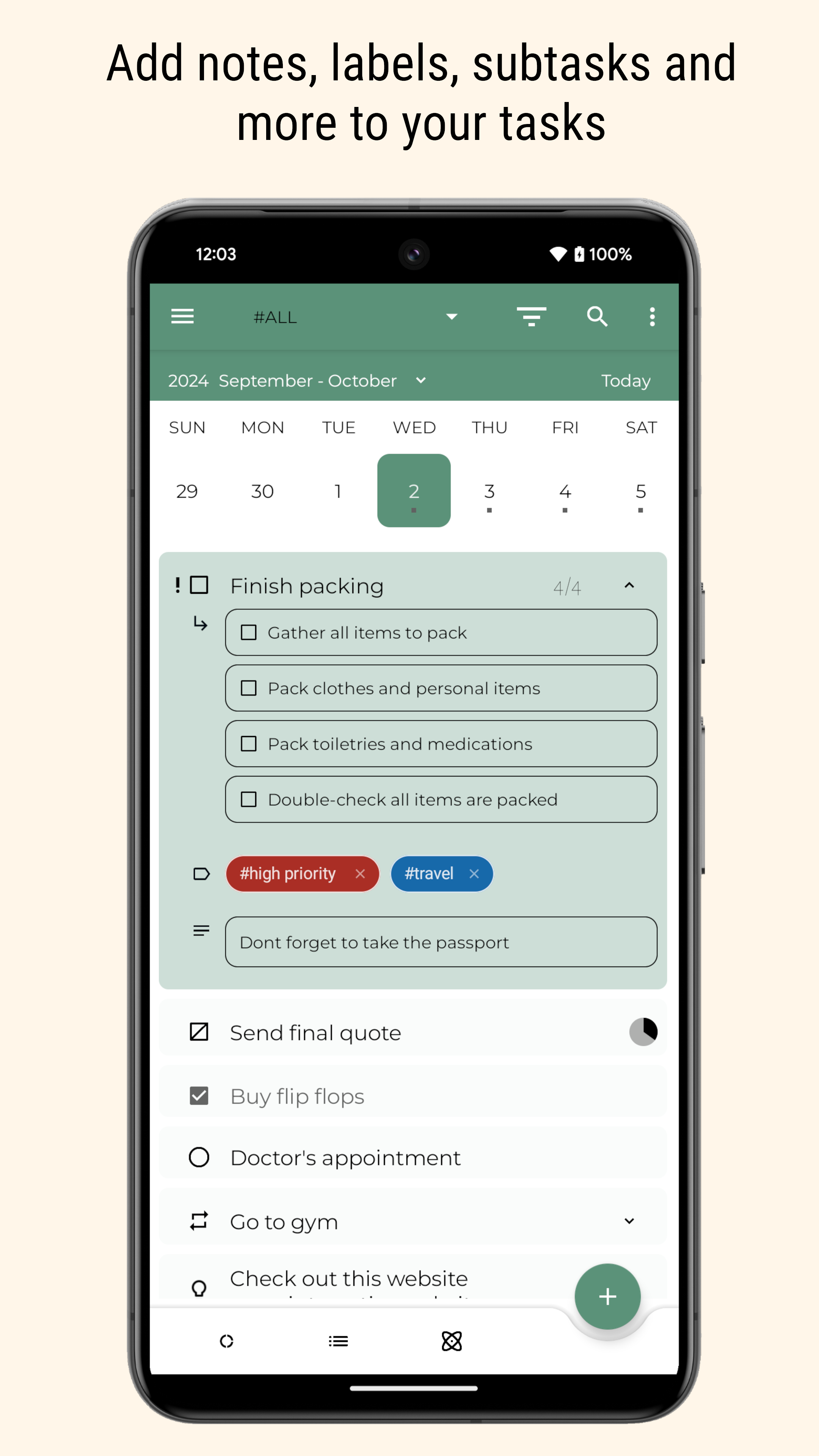 OrganizeMe: ADHD BulletJournal screenshot 7