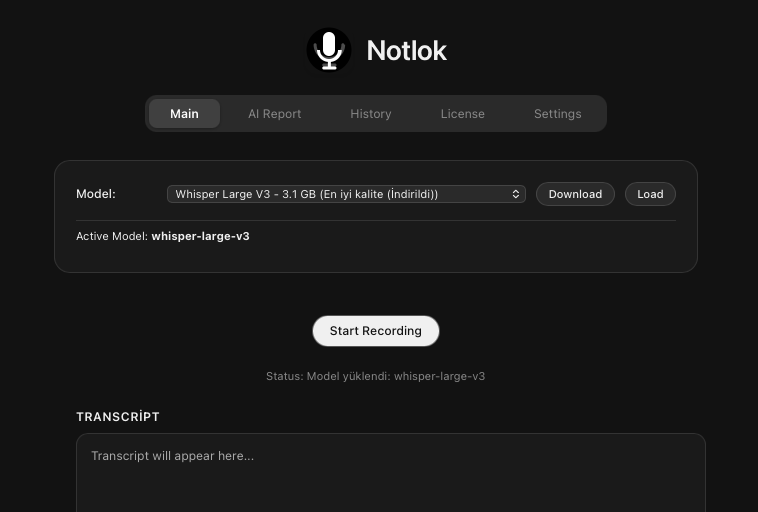 Notlok AI Assistant screenshot 2