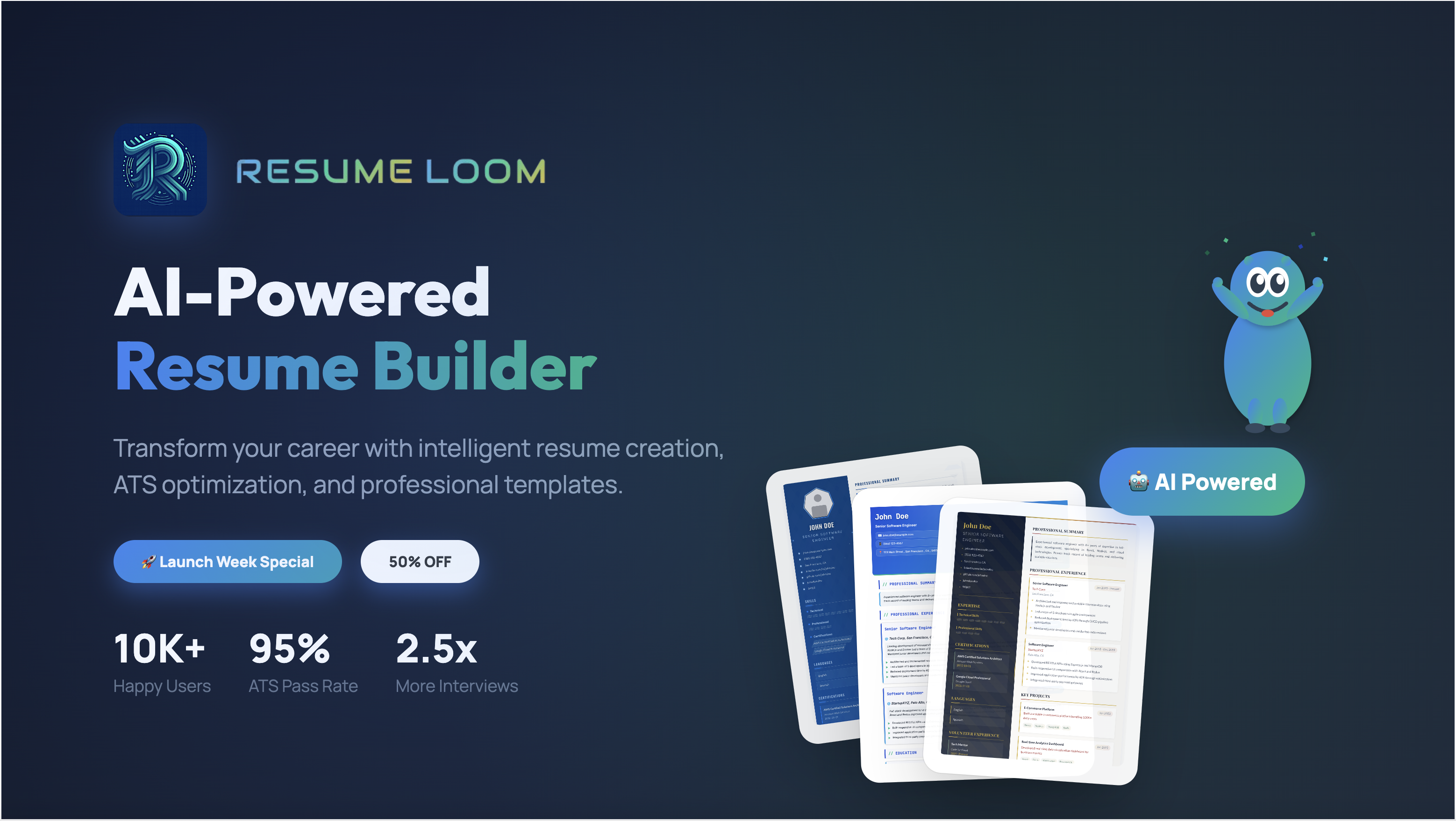Resume Loom screenshot 1