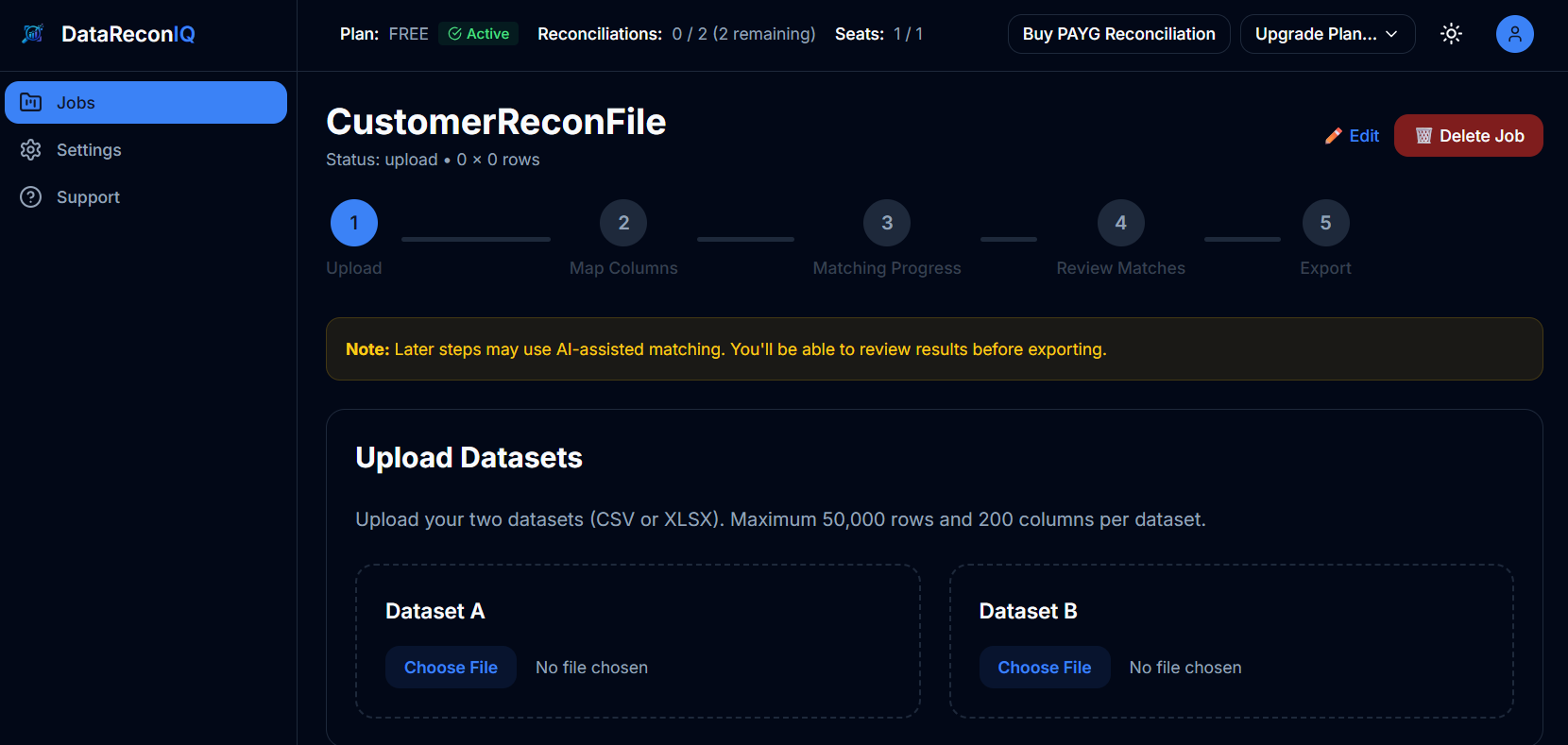 DataReconIQ screenshot 2