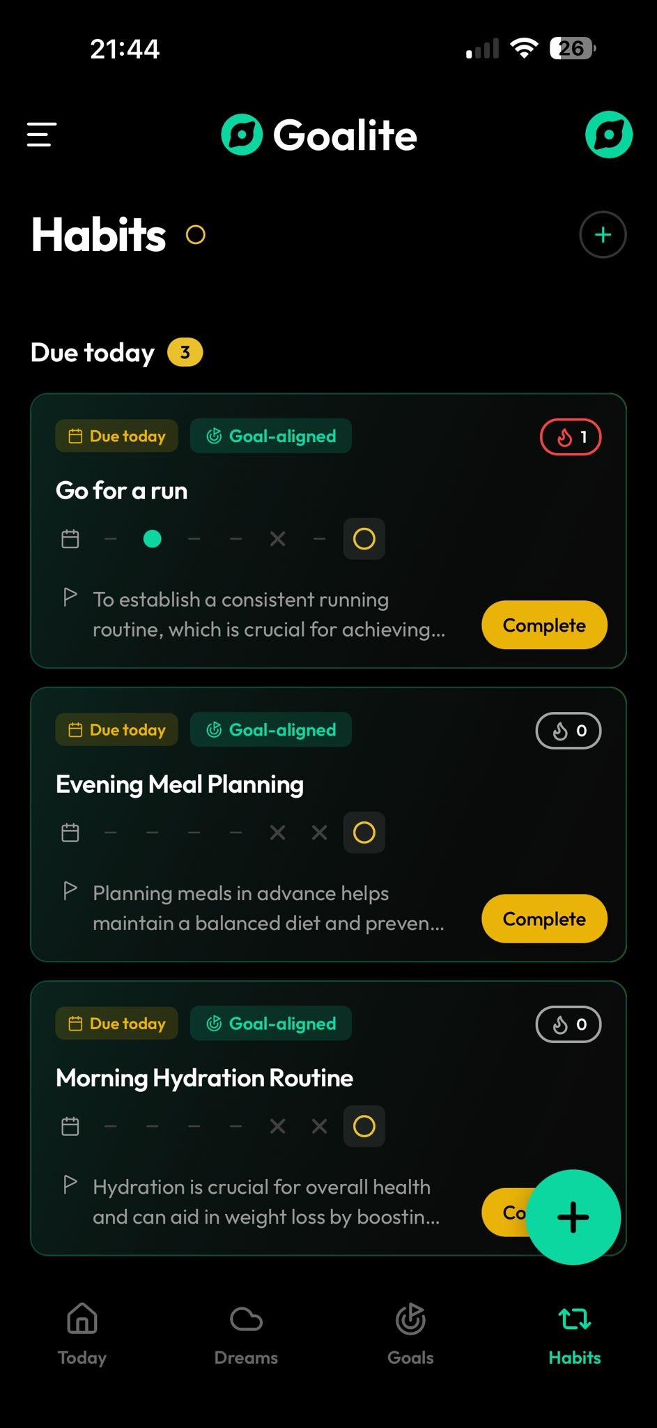 Goalite: Turn "one day" into Day One screenshot 5