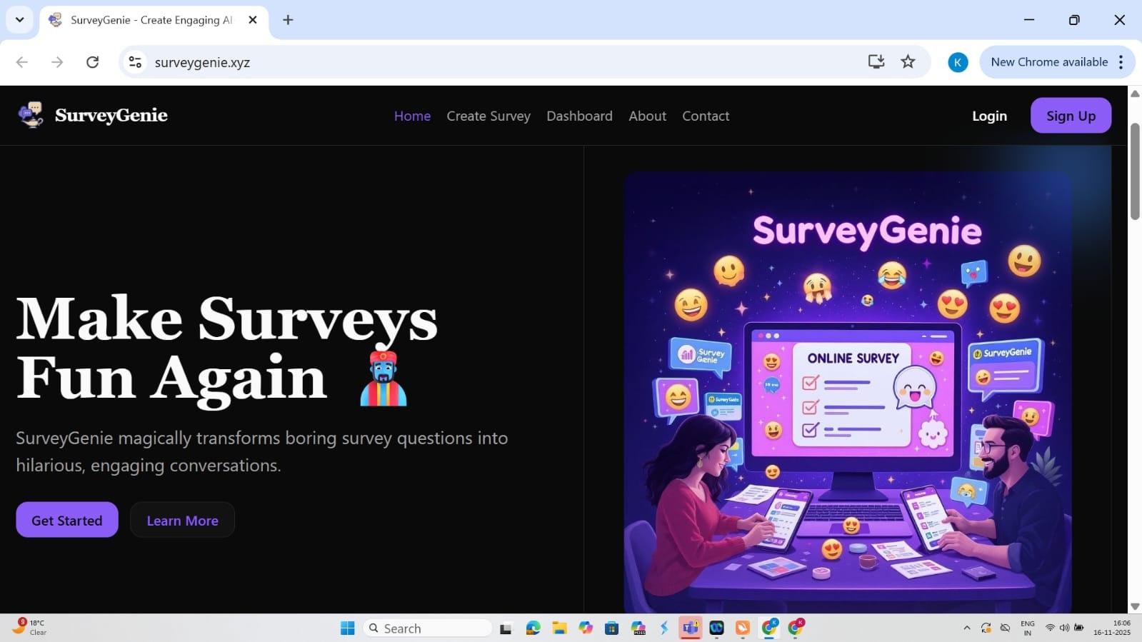 SurveyGenie screenshot 1