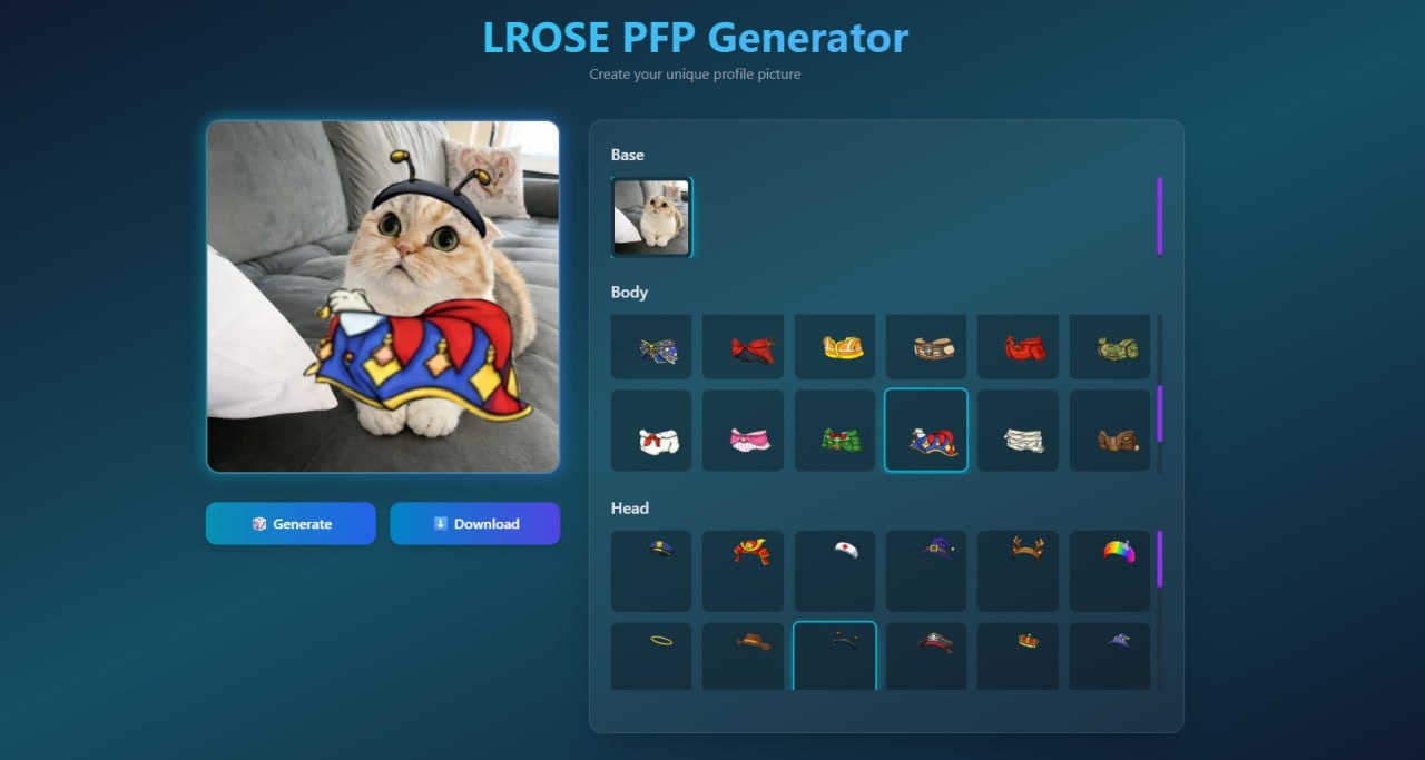Luna Rose Profile Picture Generator screenshot 1