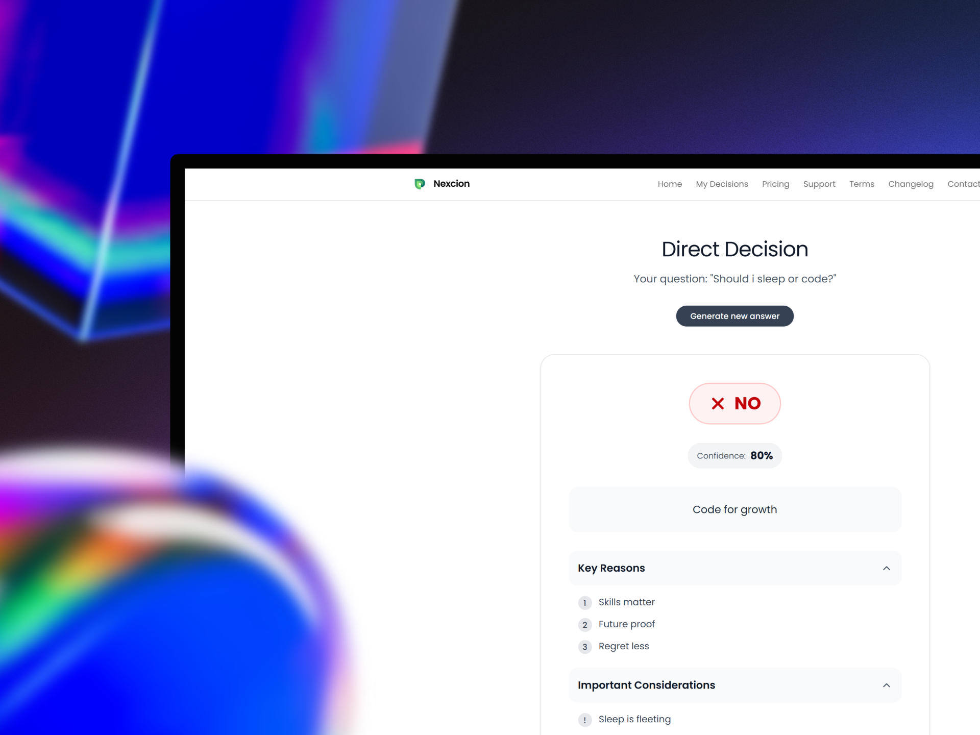Nexcion screenshot 4