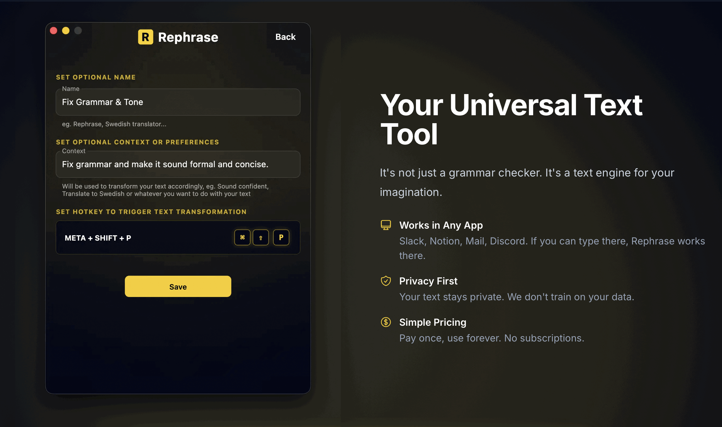 Rephrase screenshot 3