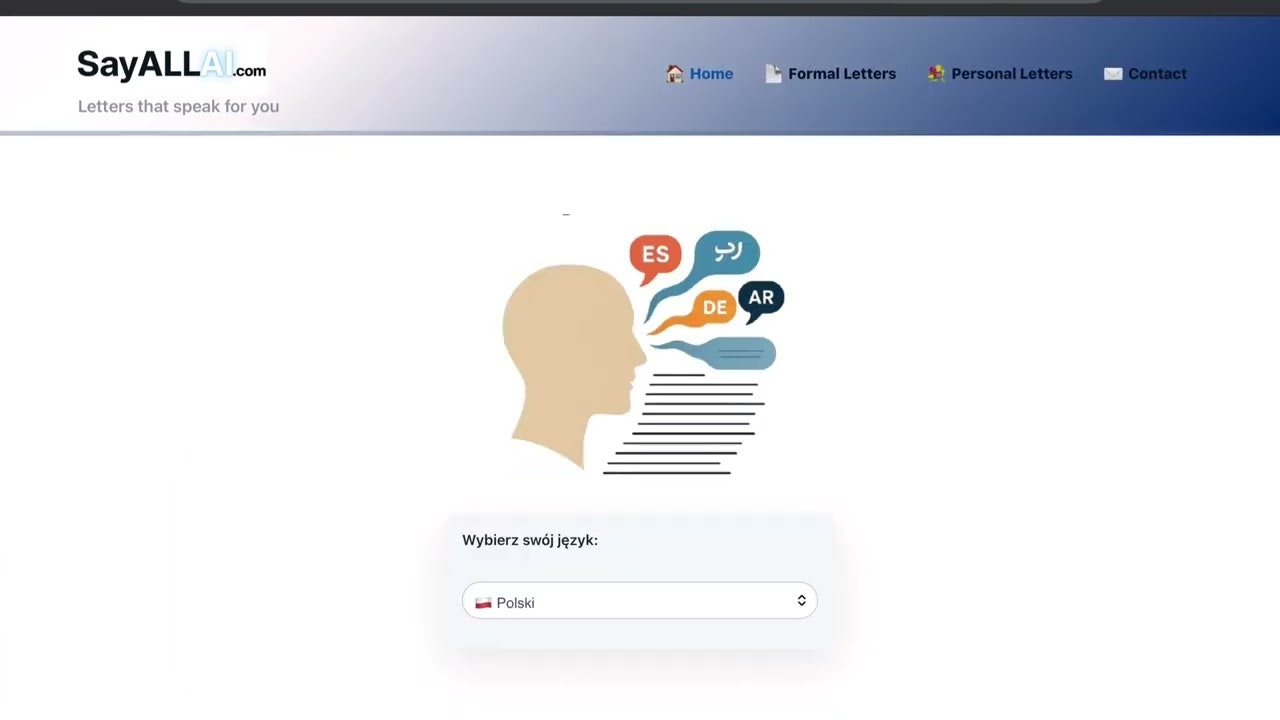 SayAllAI – AI Letter Generator screenshot 7