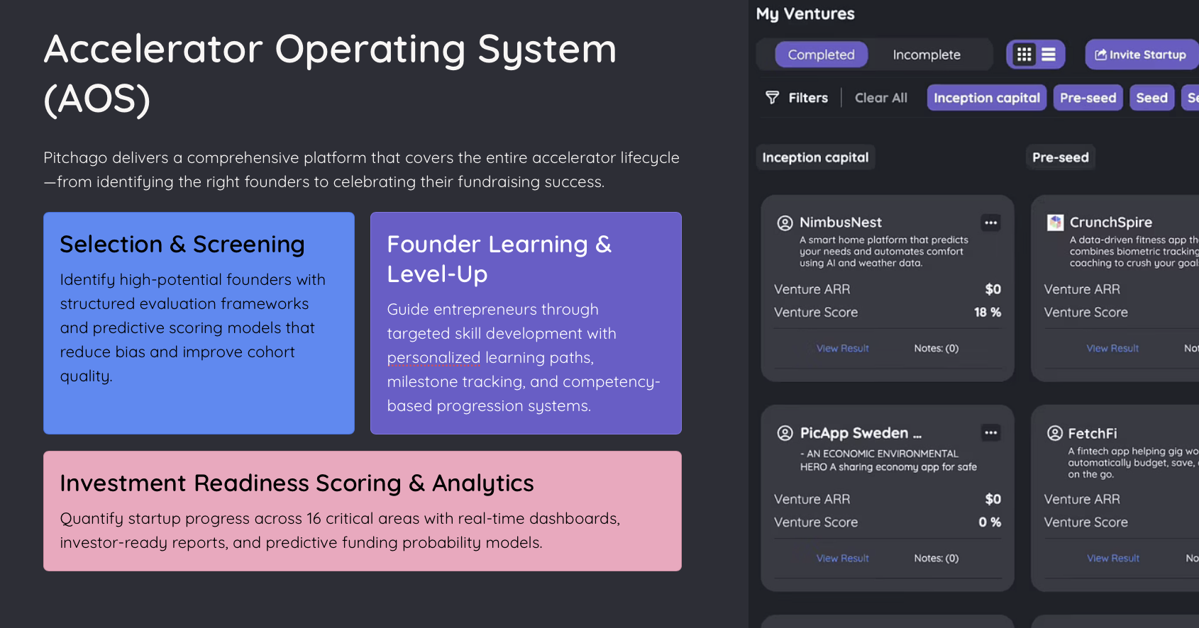 Pitchago Portal screenshot 4