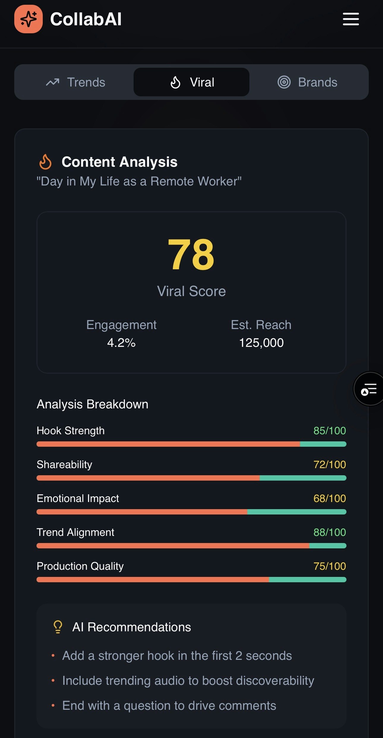 CollabAI screenshot 2