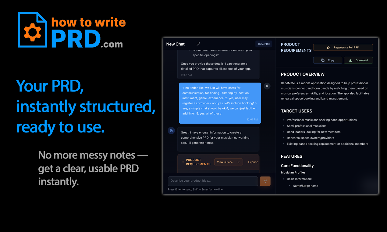 How to Write PRD screenshot 3