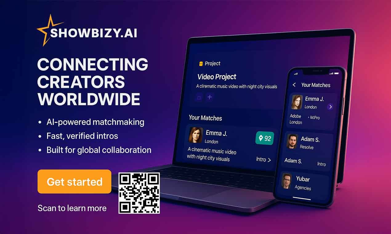 Showbizy — AI Matchmaking for Creators screenshot 1