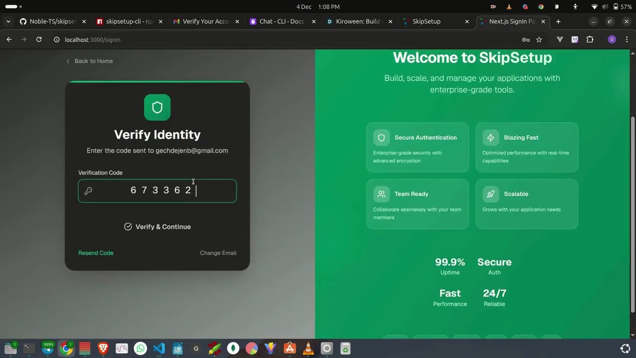 SkipSetup screenshot 1