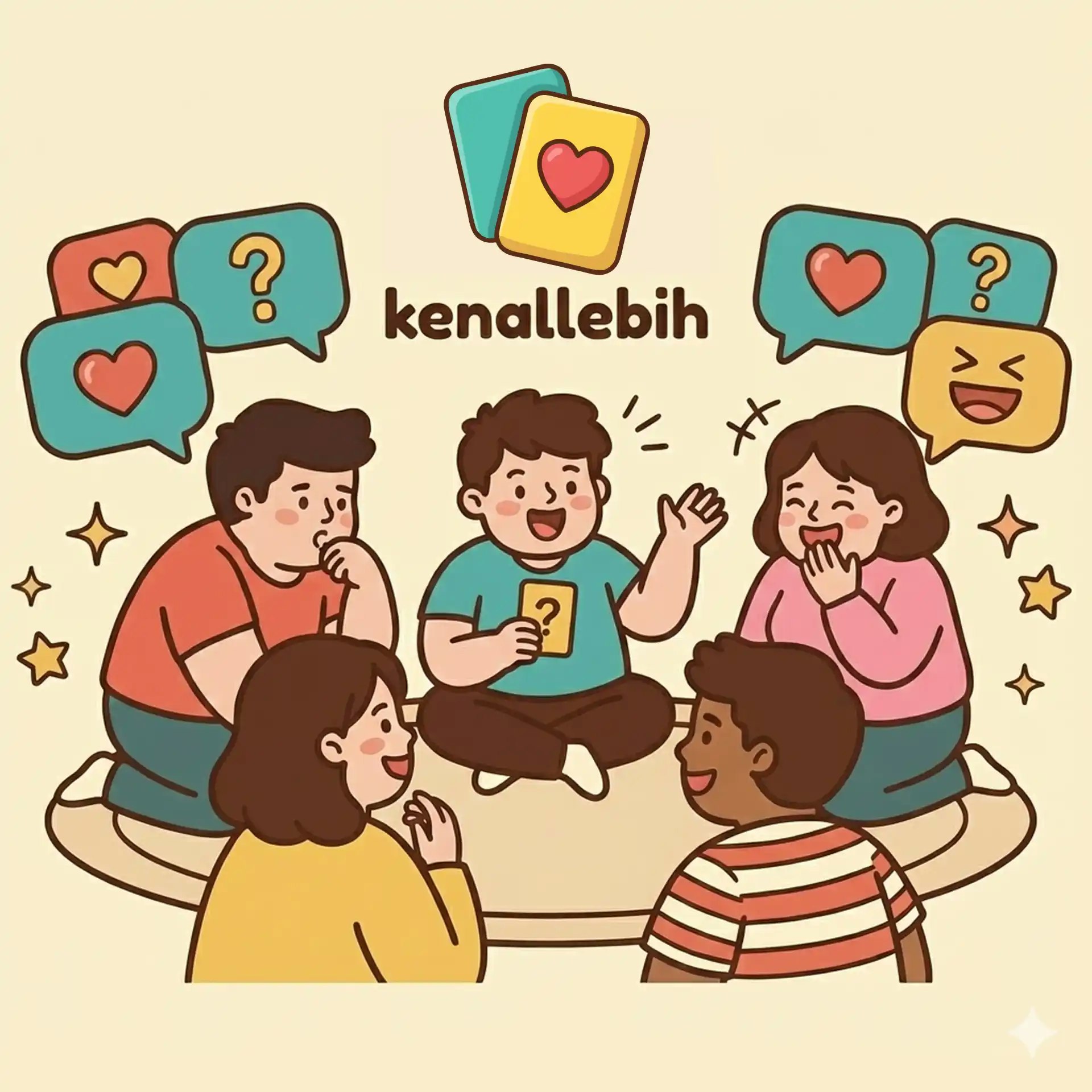 kenallebih — AI-powered deep-talk game screenshot 1