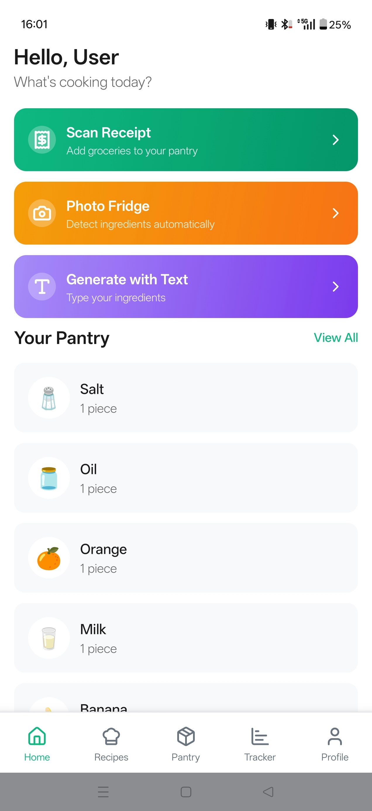 Scan2Meal — Your scans to smart recipes screenshot 1