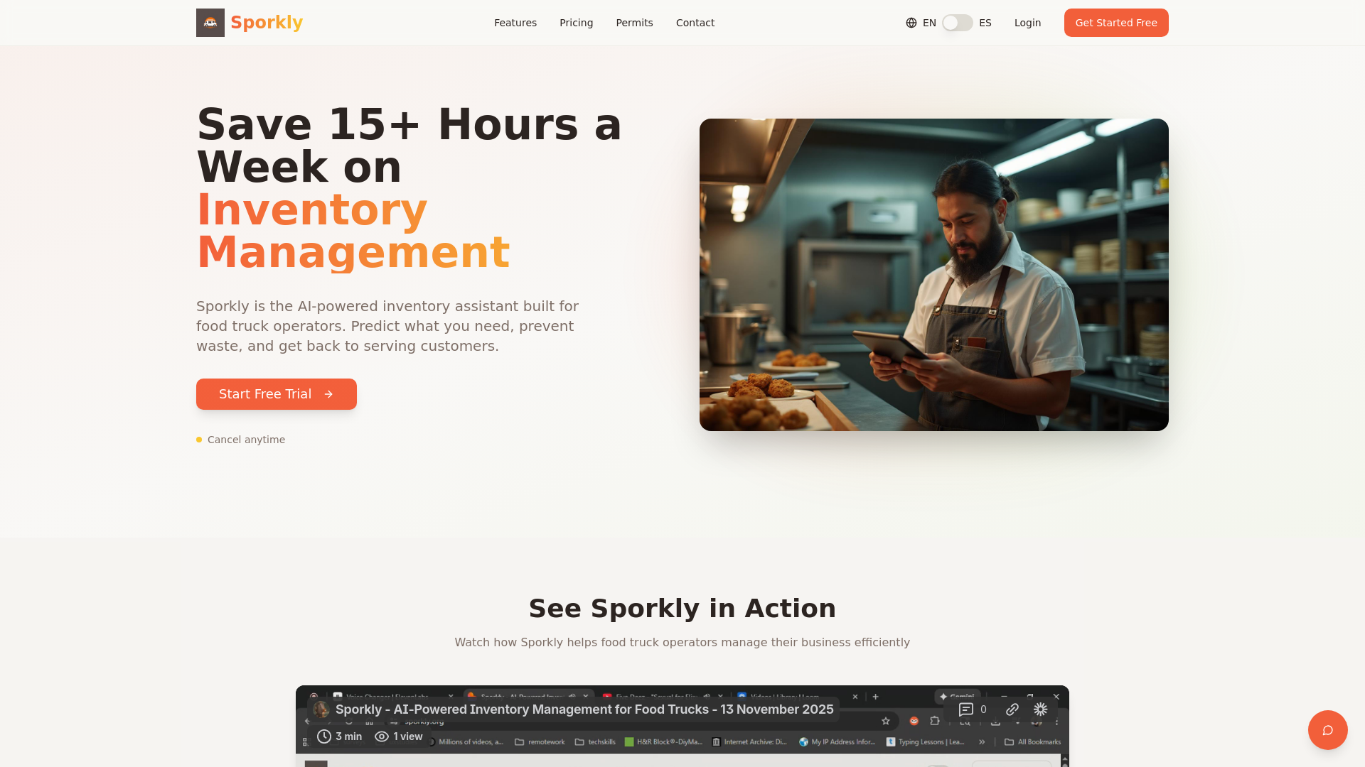 Sporkly screenshot 2