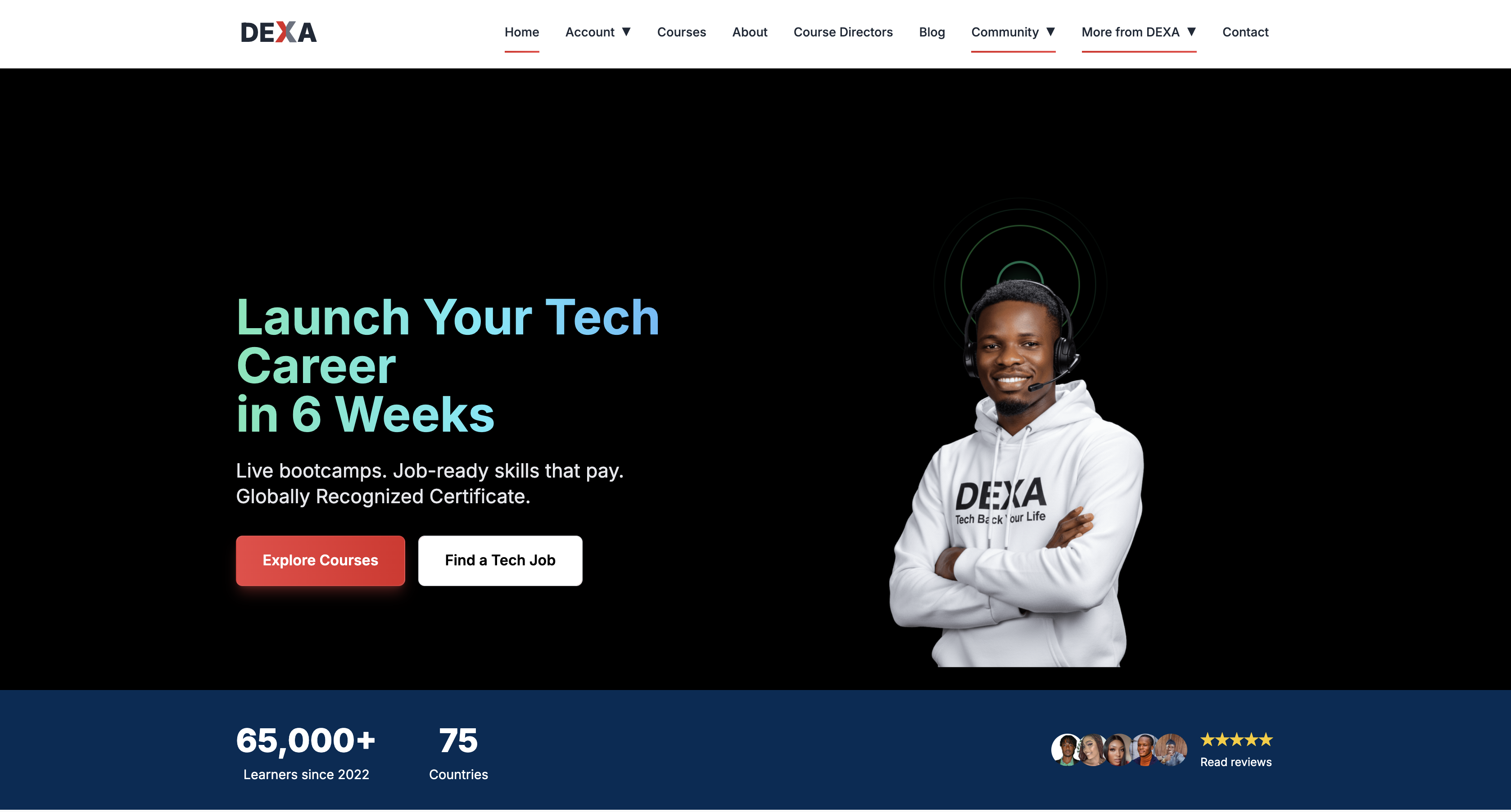 DEXA screenshot 1