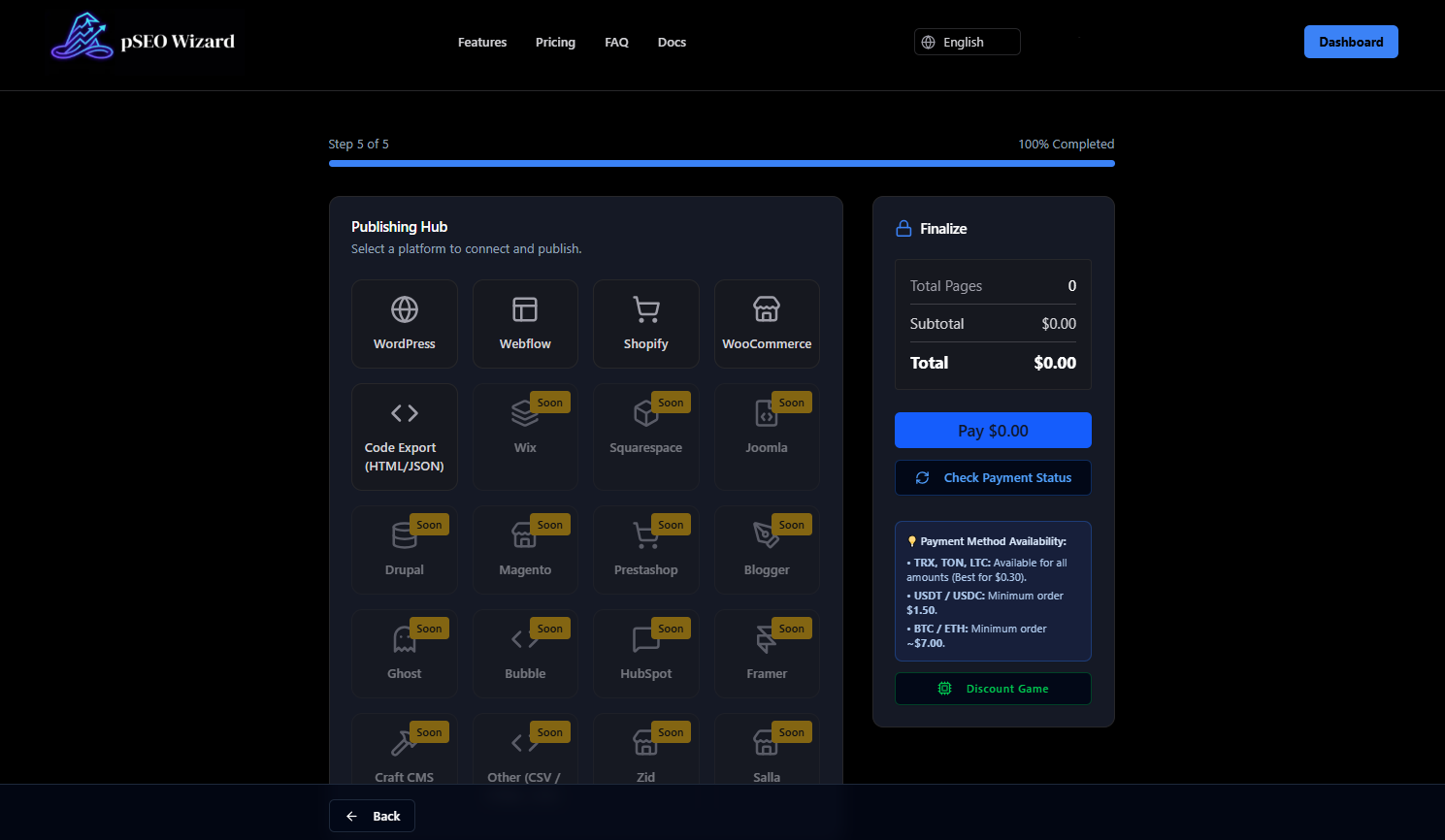 pSEO Wizard screenshot 5