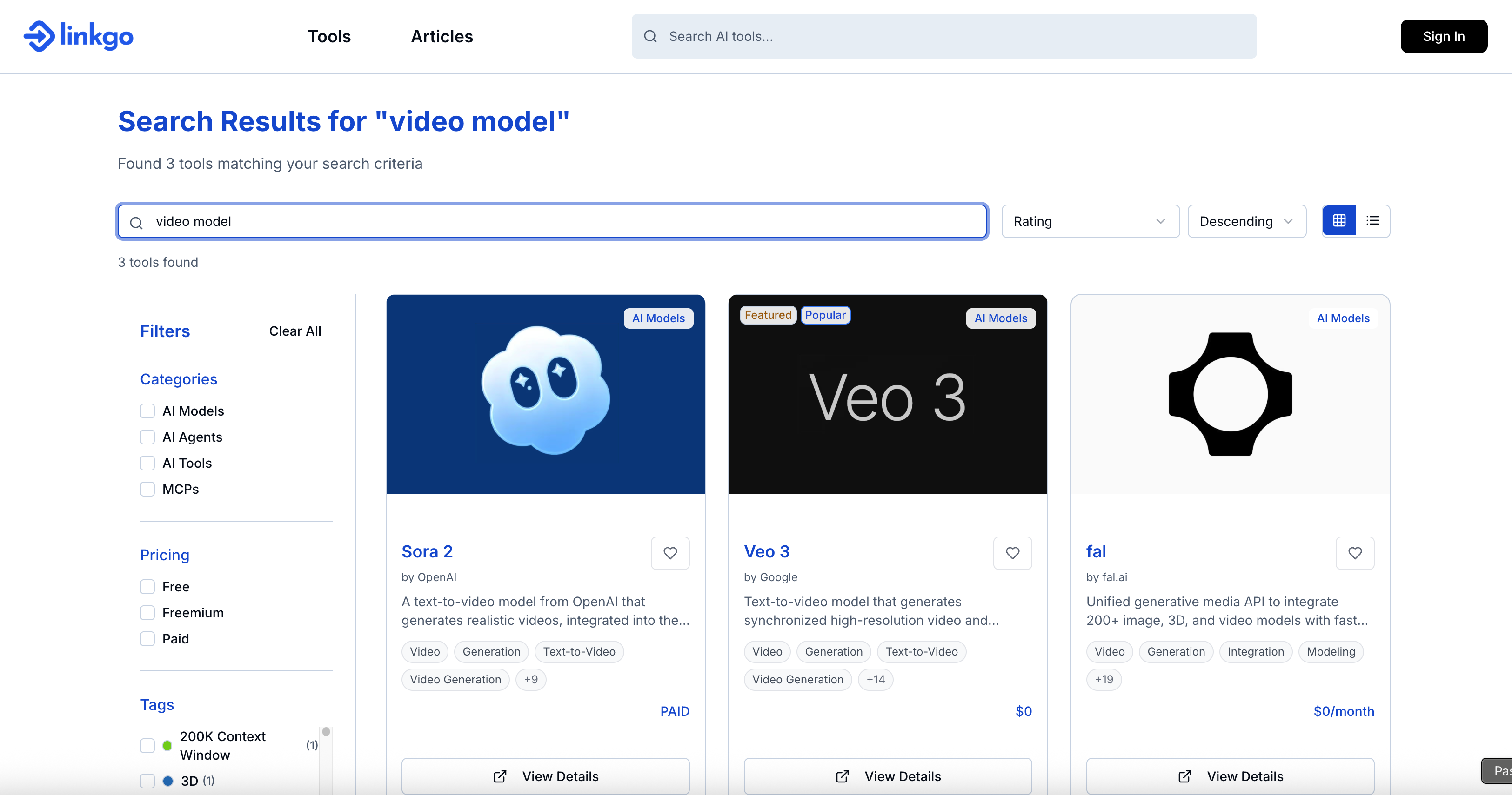 linkgo.dev - Your AI Tools Discovery Hub screenshot 5