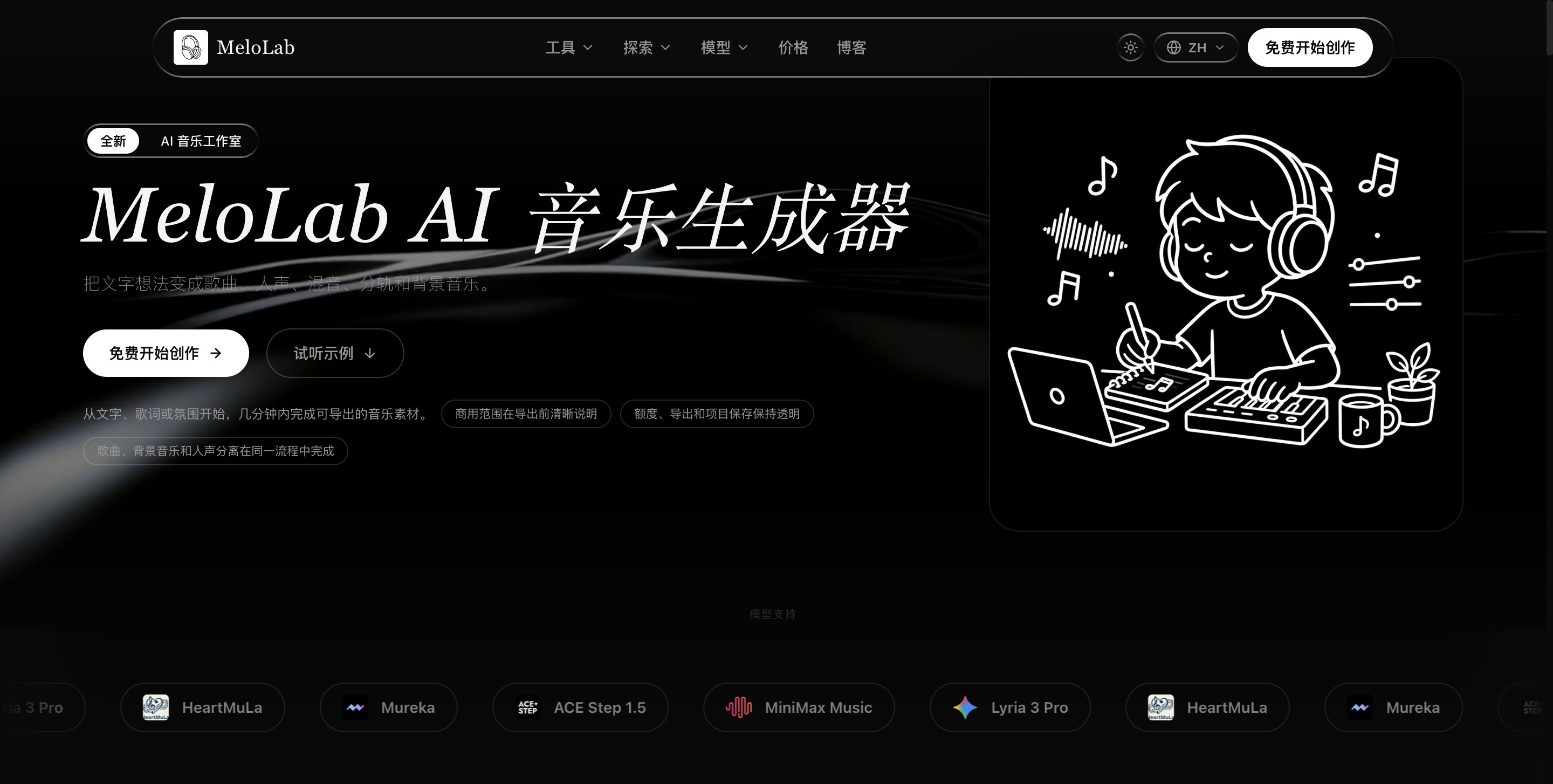 MeloLab screenshot 1