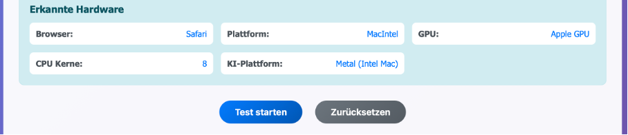 KI-Hardware-Test | Win, Mac, Linux screenshot 1