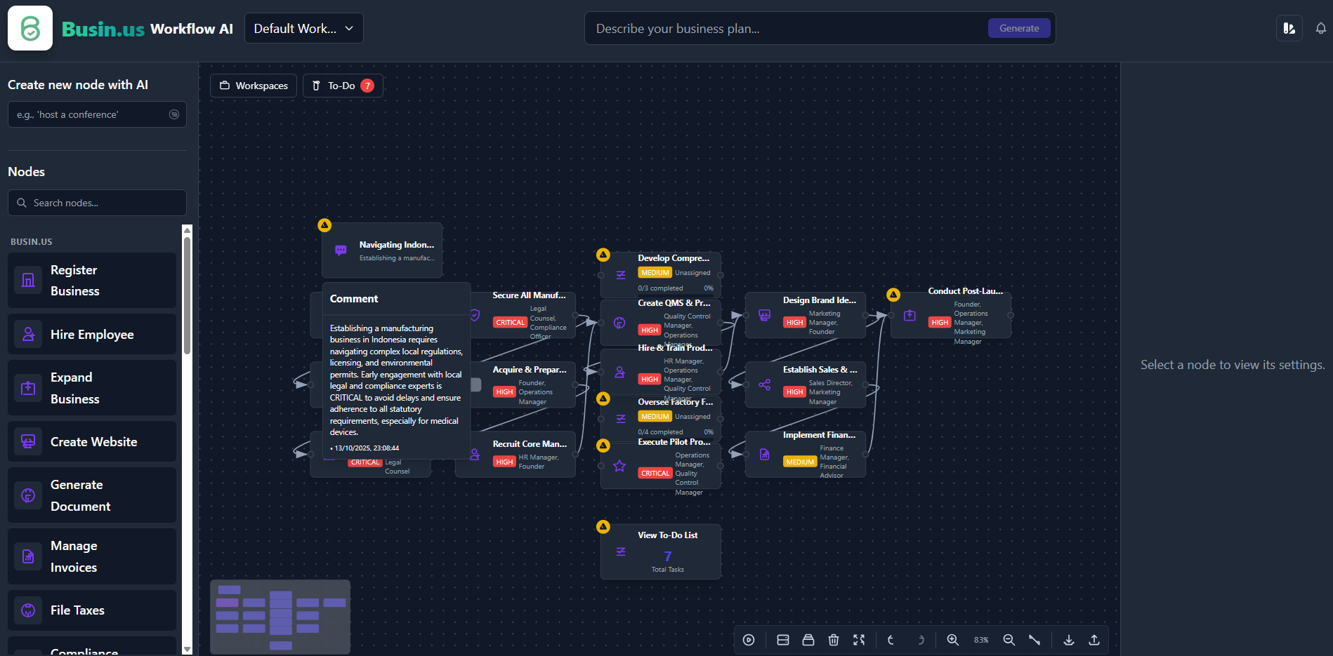 Busin.us Workflow AI screenshot 2