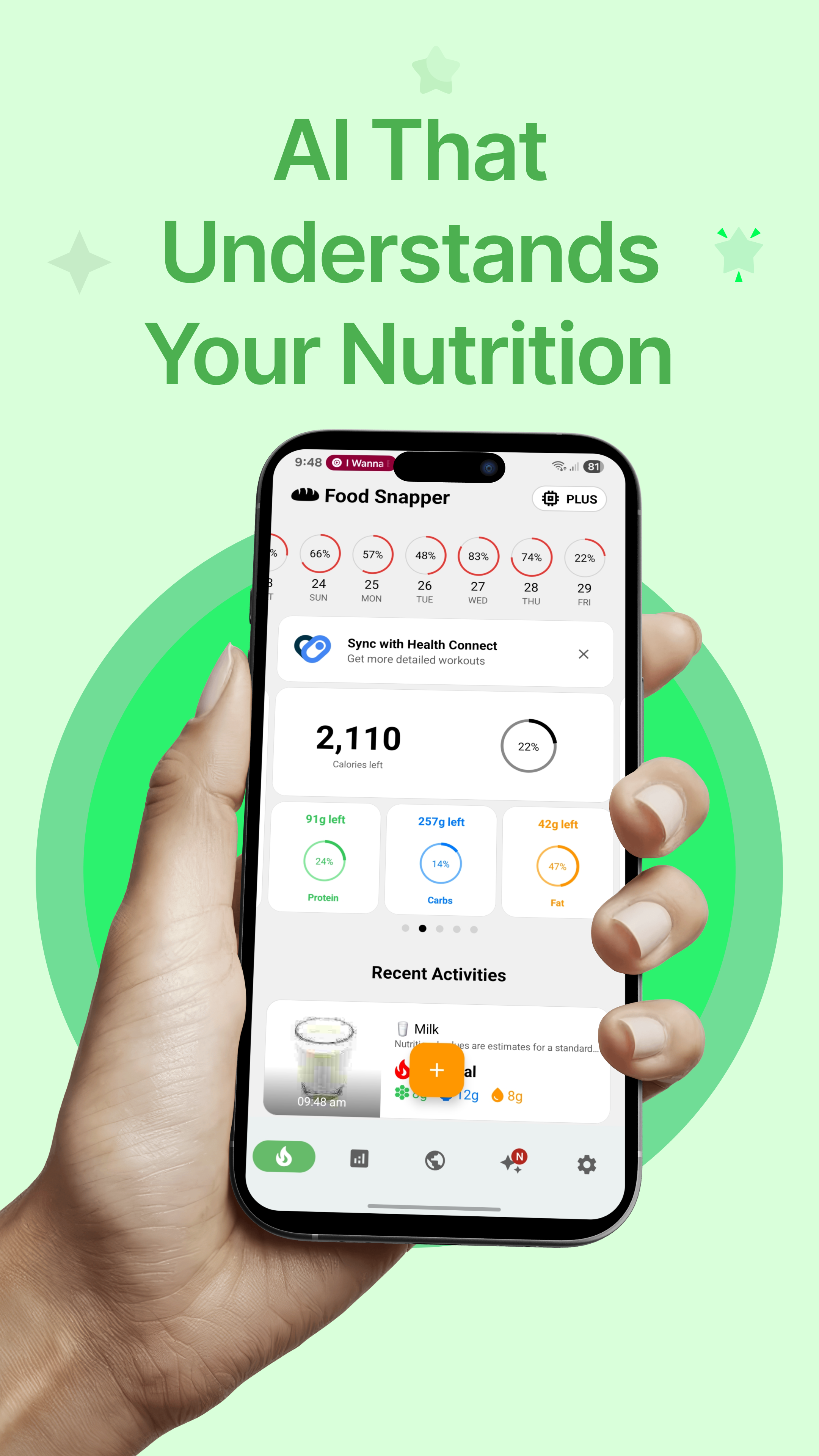 FoodSnapper AI: Cal Counter screenshot 1
