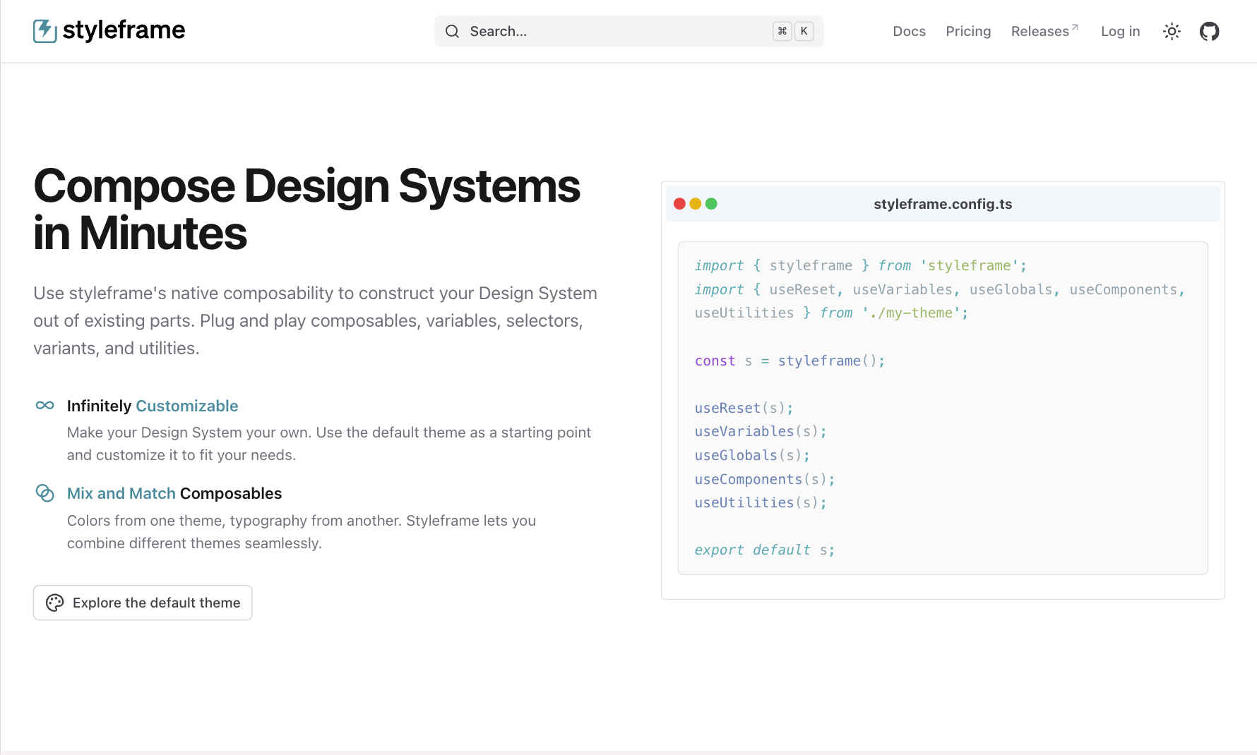 Styleframe screenshot 4