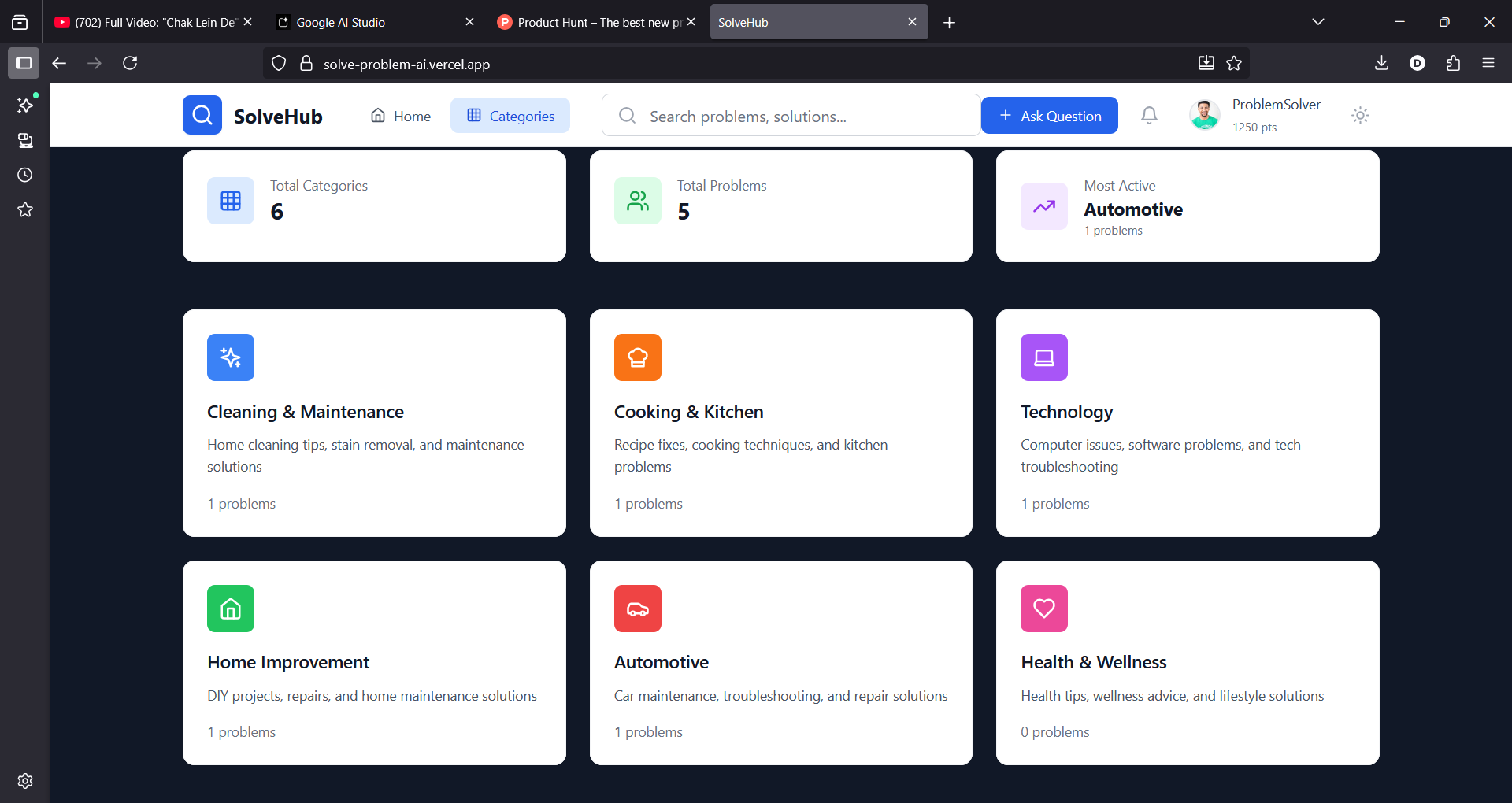 SolveHub screenshot 2
