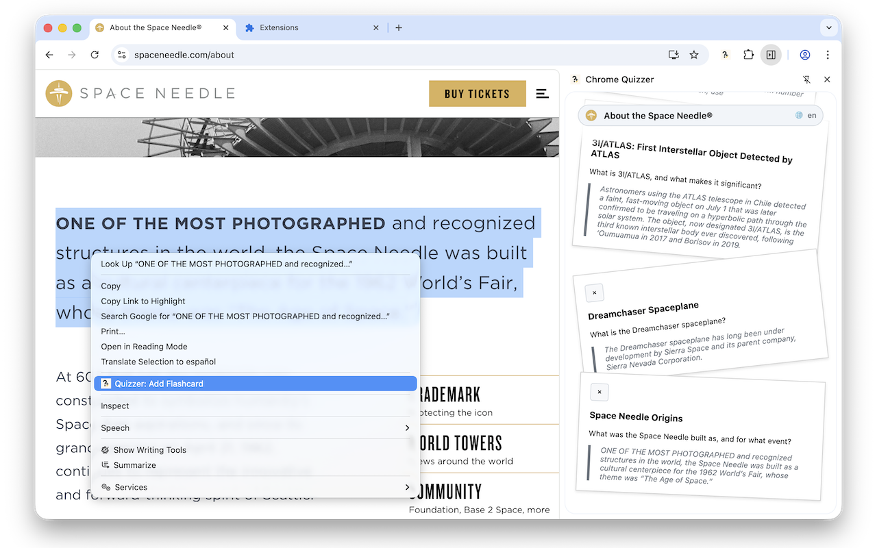 Chrome Quizzer screenshot 6