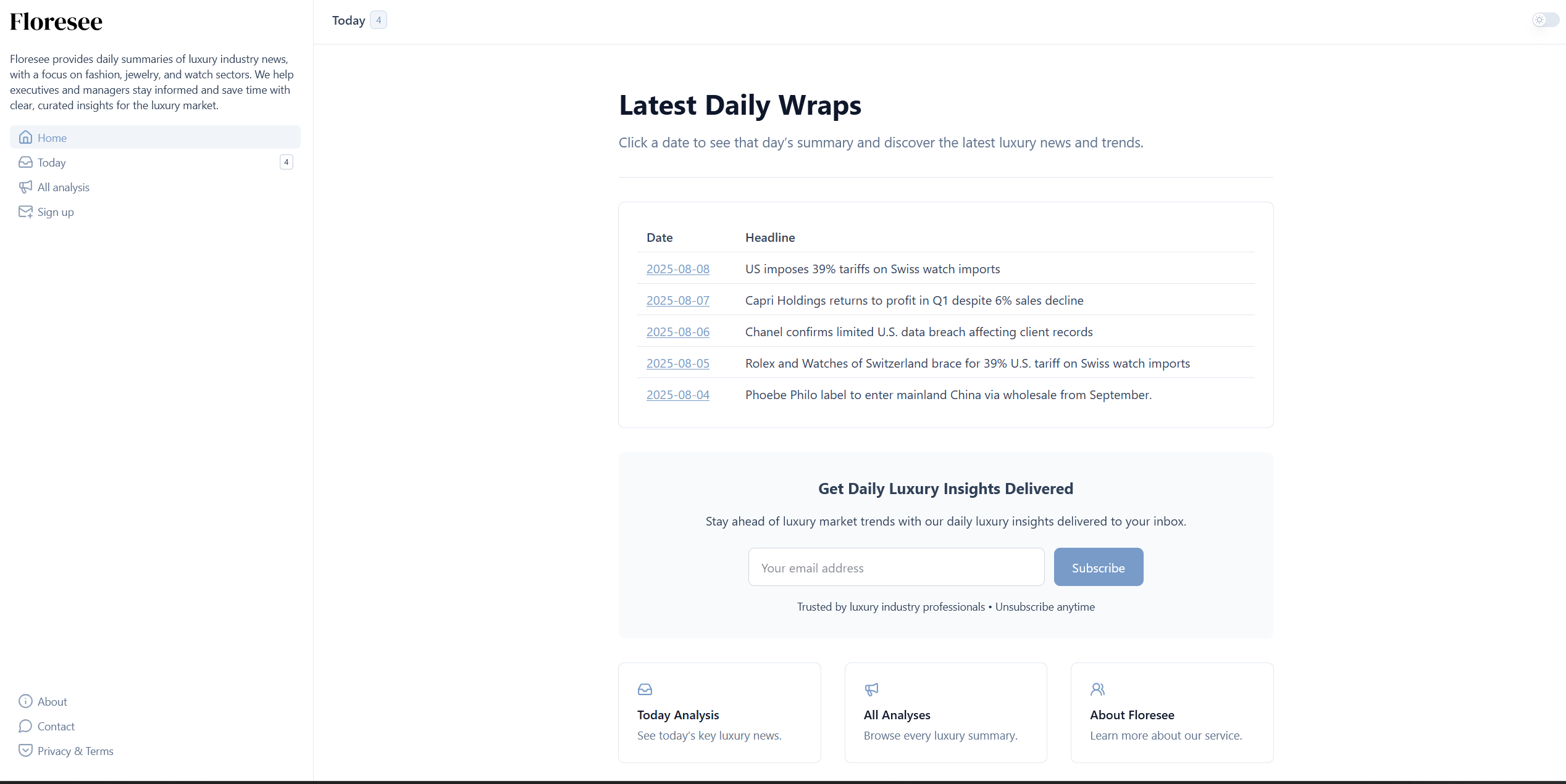 Floresee screenshot 1