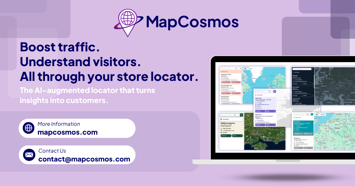 MapCosmos Store Locator screenshot 1