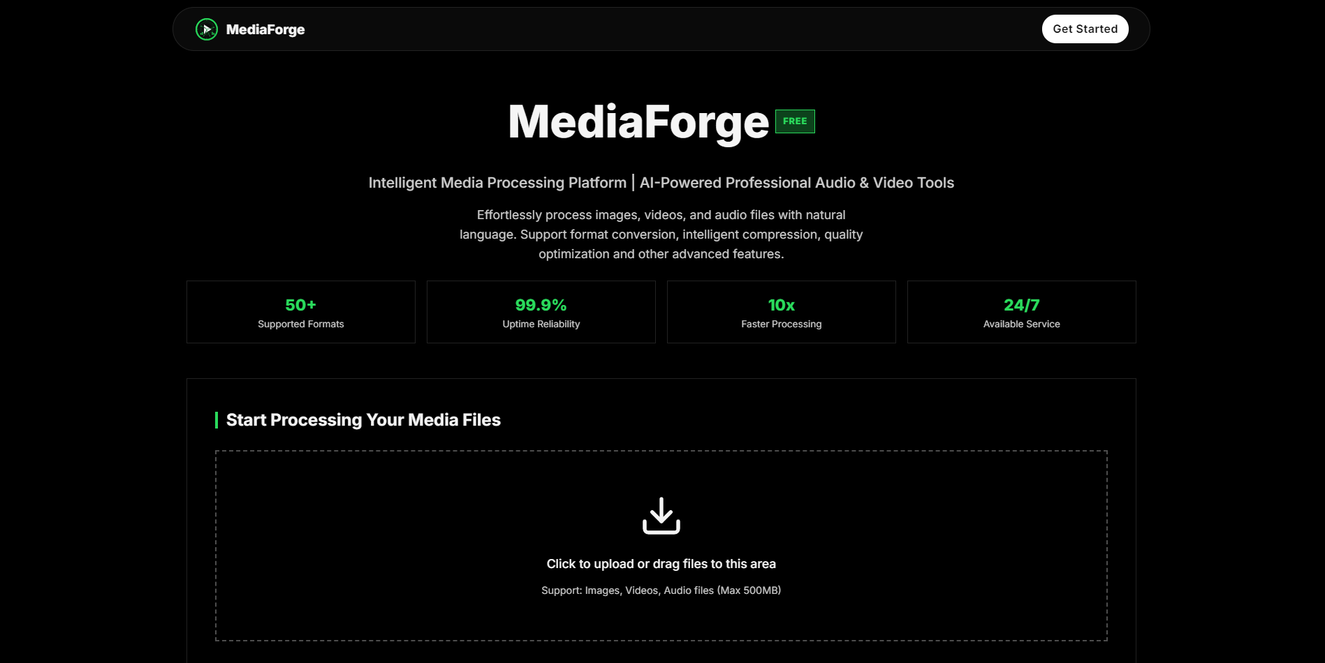 MediaForge screenshot 1