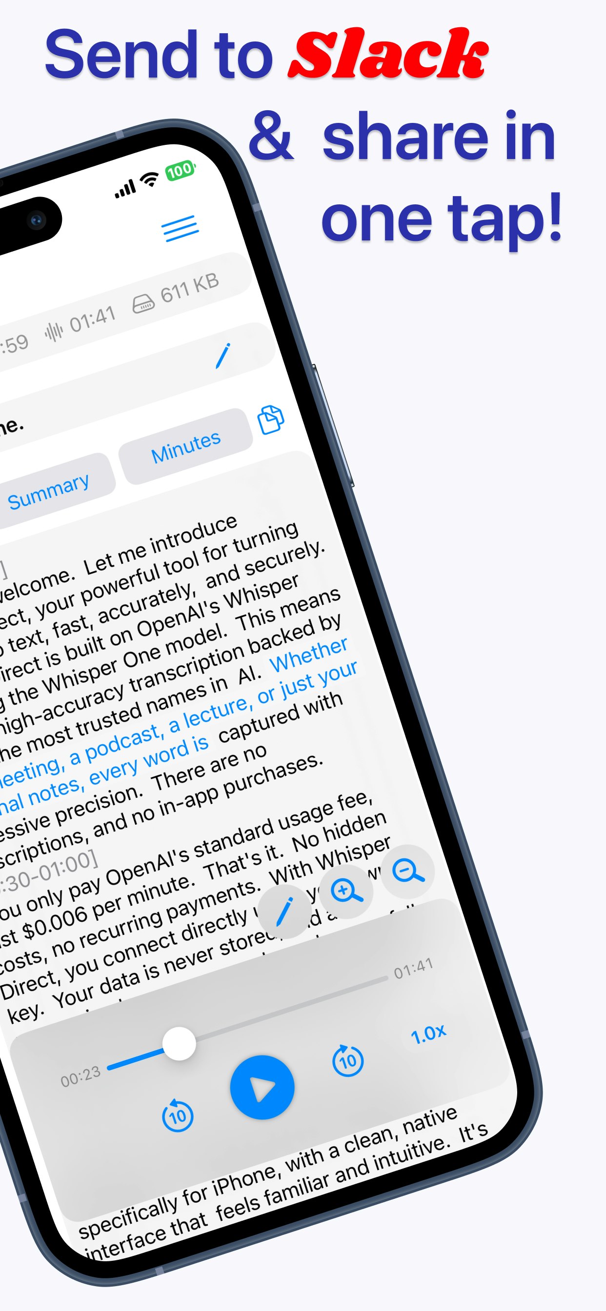 Whisper Direct screenshot 3
