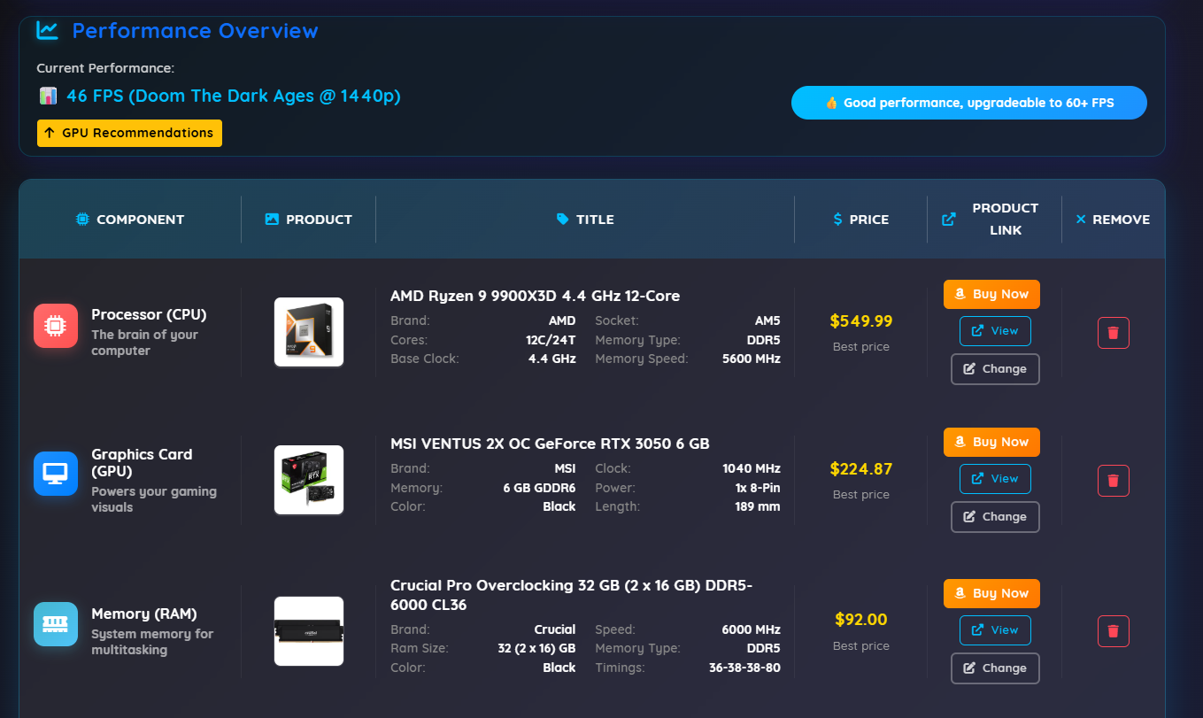 RigSync - AI PC Builder screenshot 2