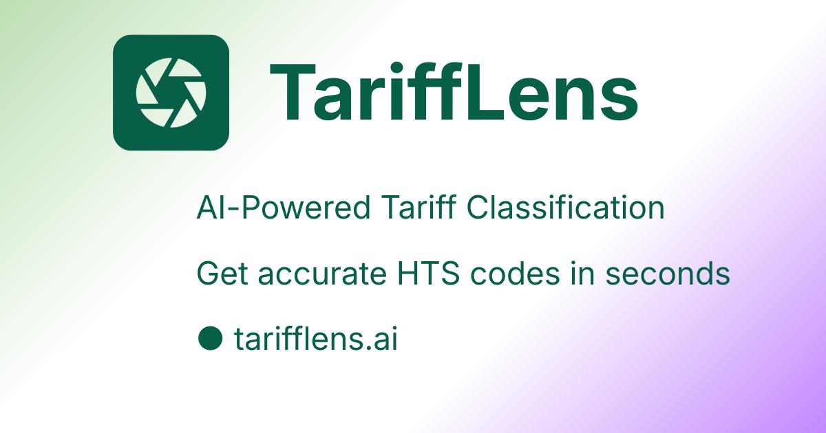 TariffLens screenshot 1