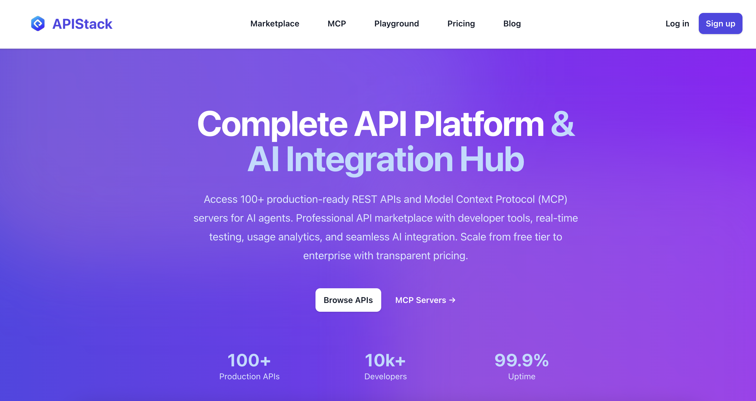 APIStack - The ultimate API marketplace screenshot 1