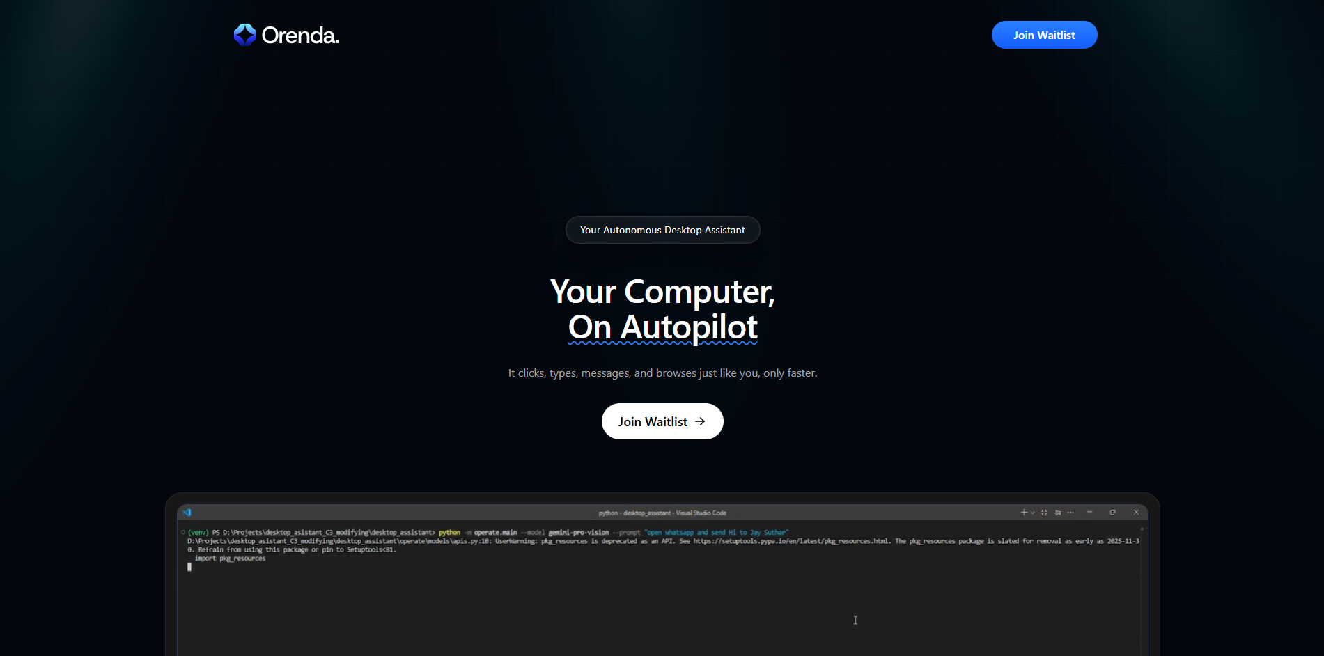 Orenda screenshot 1