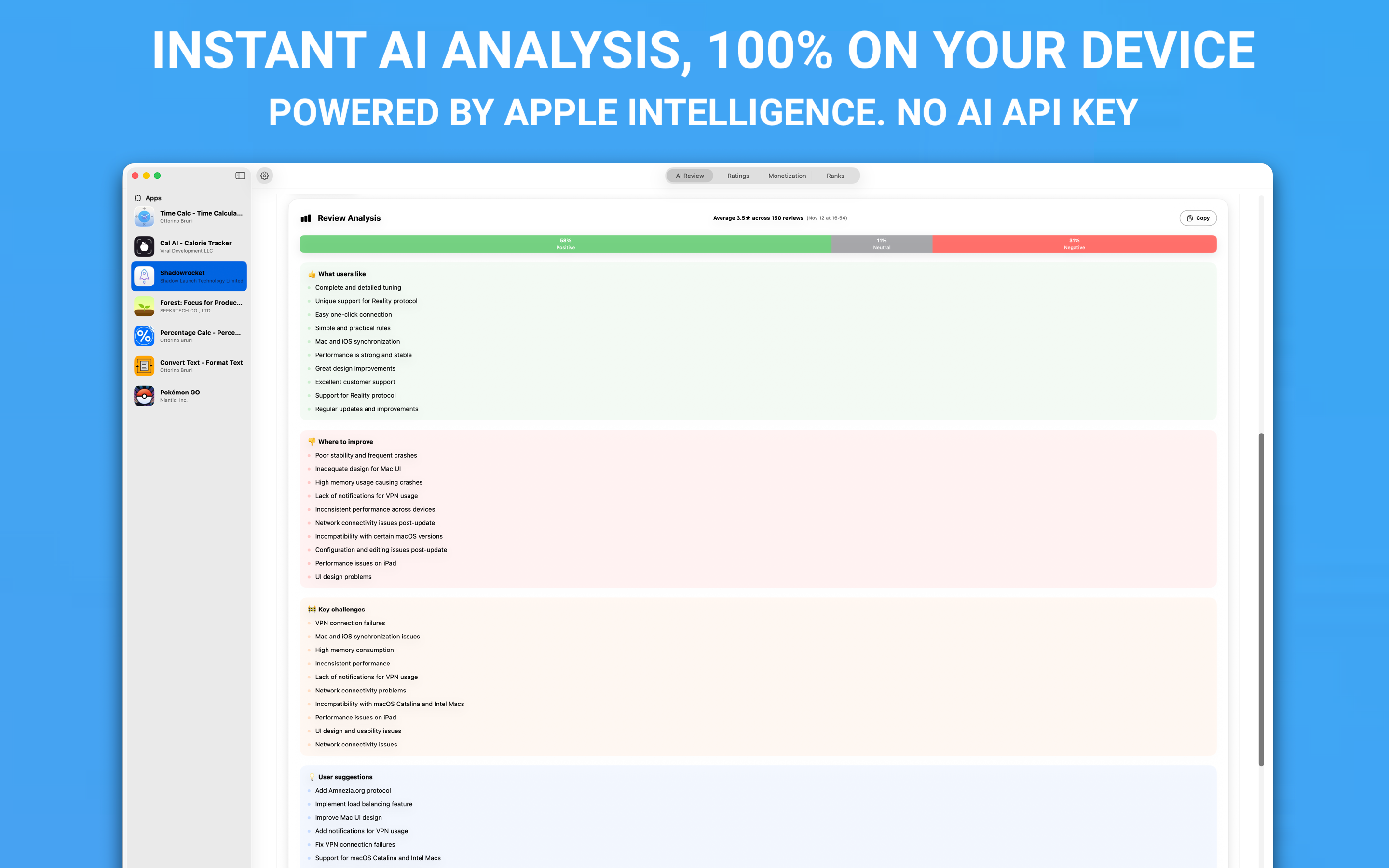 AppReview AI screenshot 2