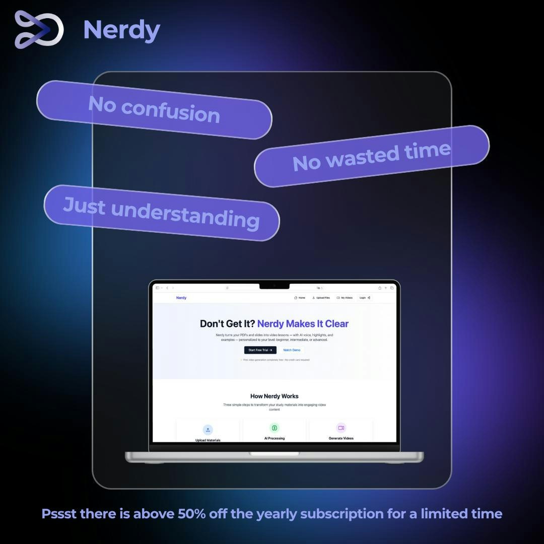 Nerdy AI screenshot 1