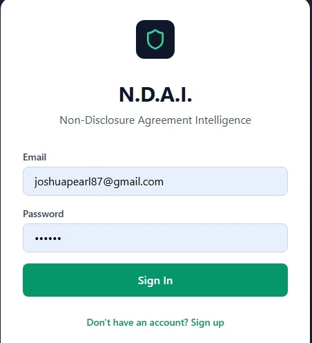 Non-Disclosure Agreement Intelligence  screenshot 1