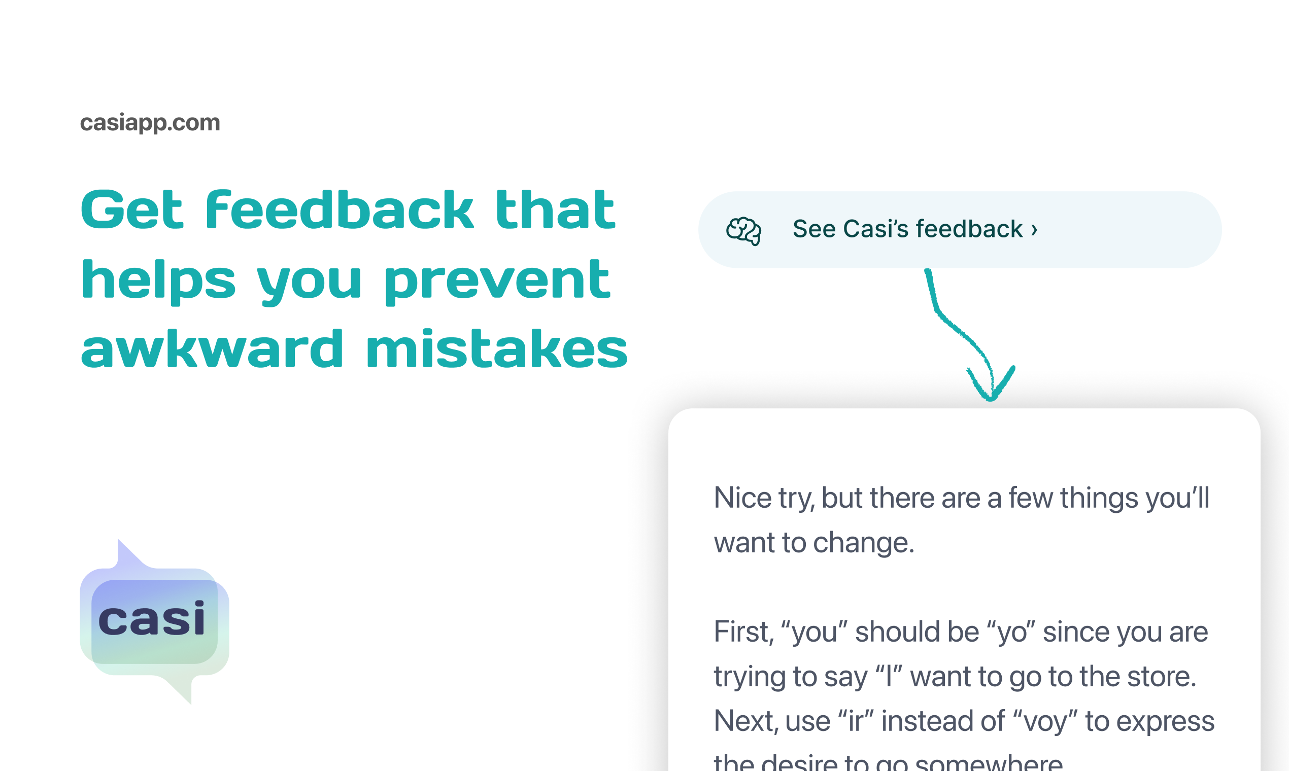 Casi – Spanish Practice screenshot 2