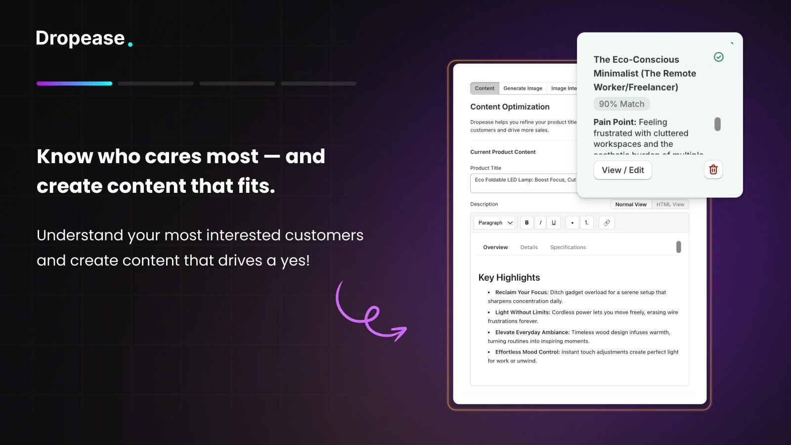 Dropease — Buyer-Driven Product Pages screenshot 2