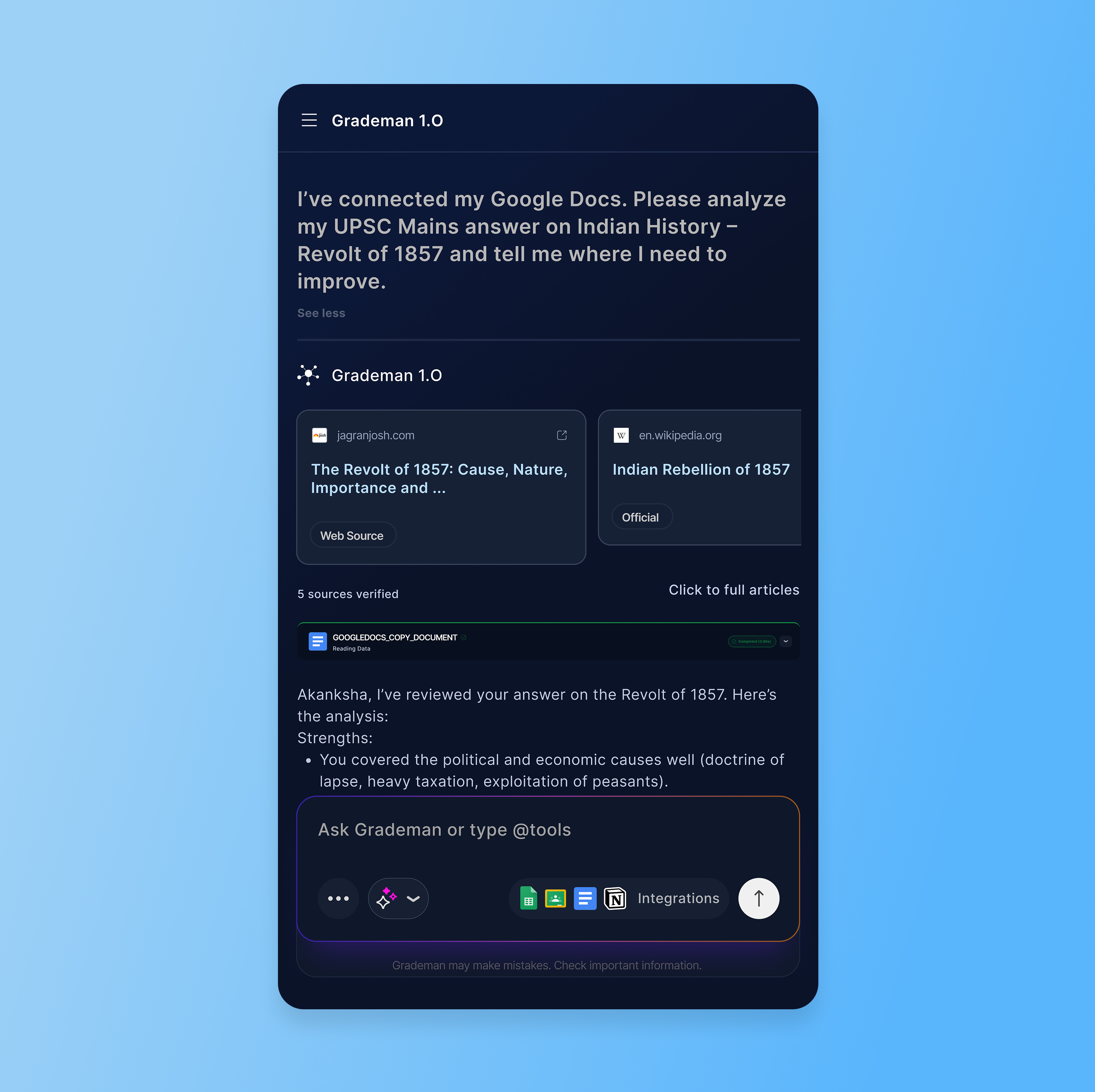 Grademan screenshot 4
