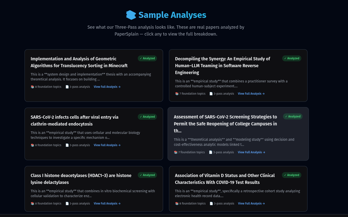 PaperSplain screenshot 2