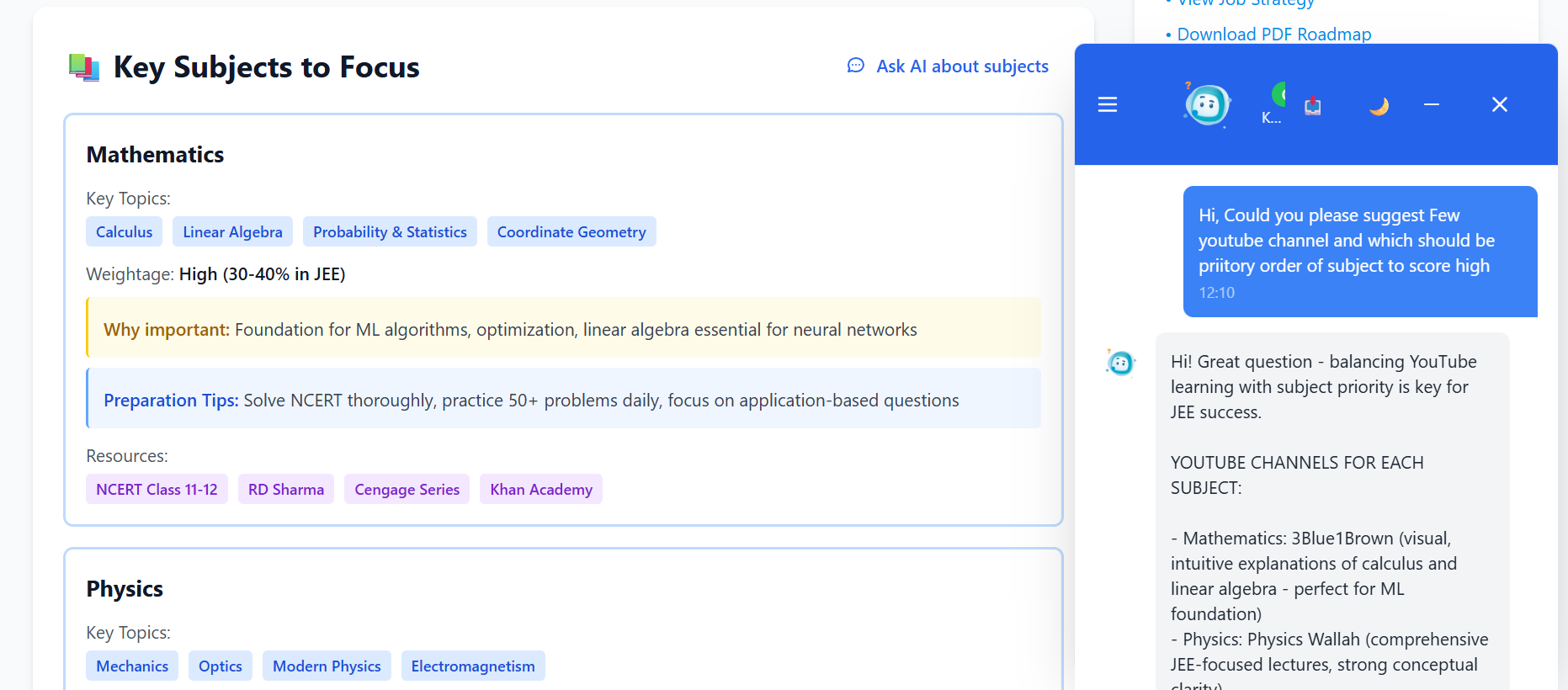Careerfinder – AI Career Roadmap screenshot 8