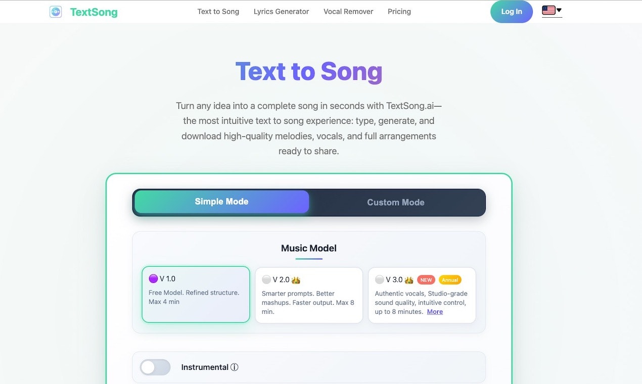 TextSong AI screenshot 2
