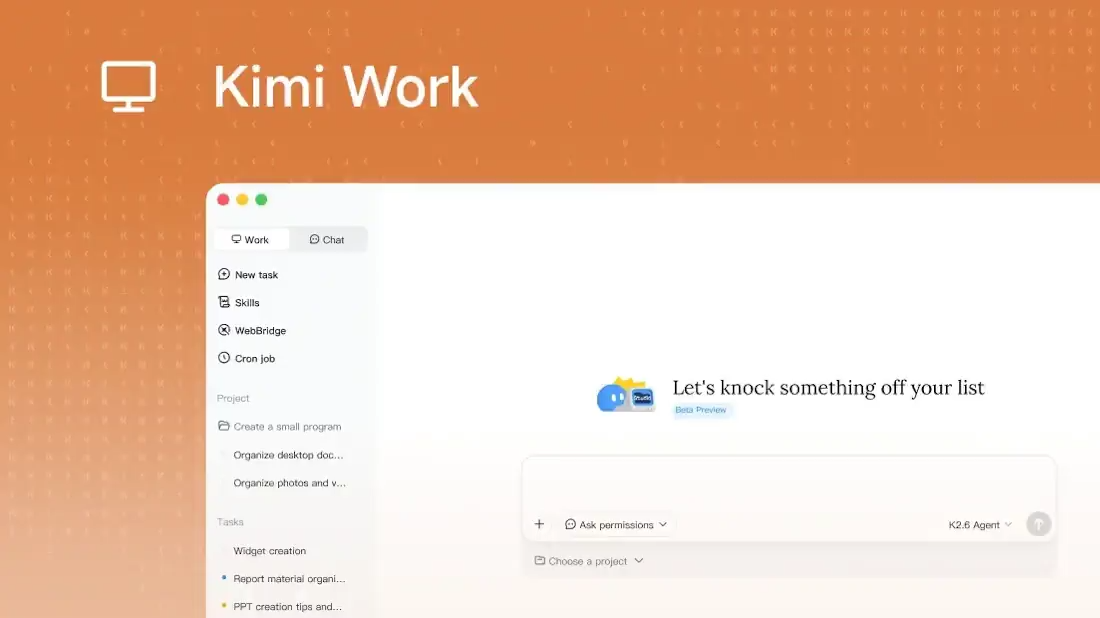 Kimi Work screenshot 1